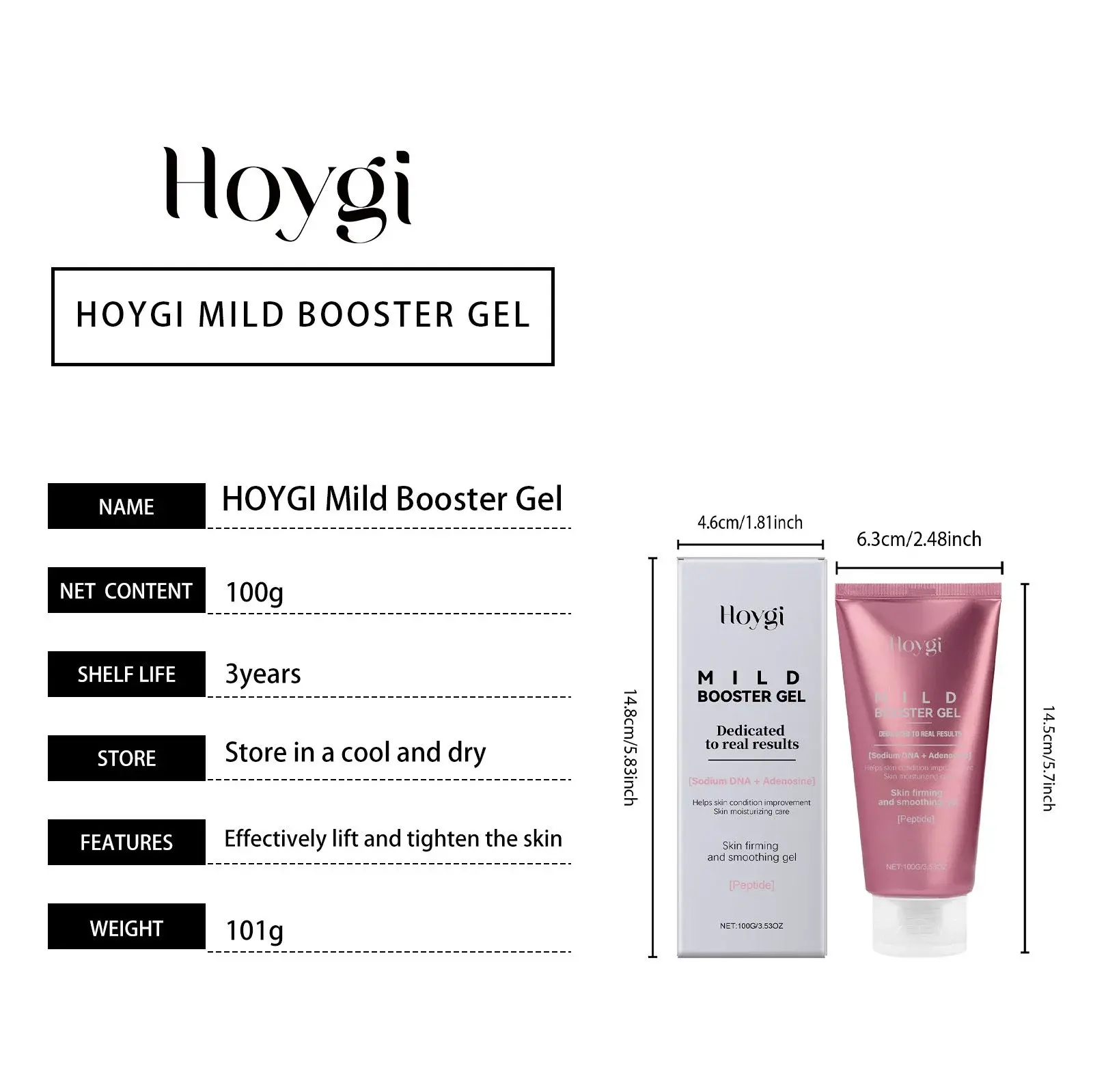 Firming & Moisturizing Gel for Improved Skin Elasticity - Hoygi 1 HO A05 0813 01 61662113