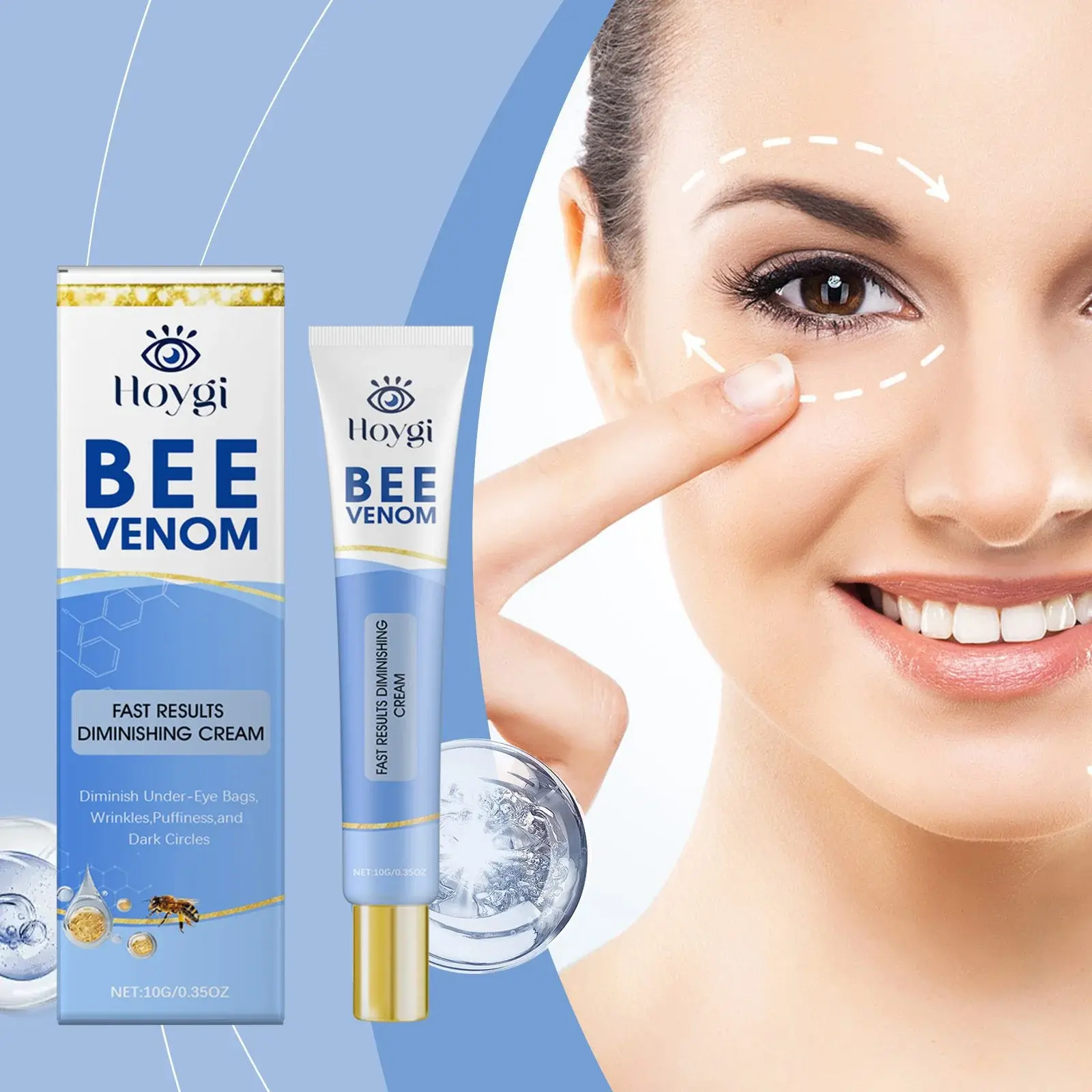 Hoygi Eye Cream: Hydrating & Firming Formula for Fine Lines 2 HO A05 0814 01 48961102