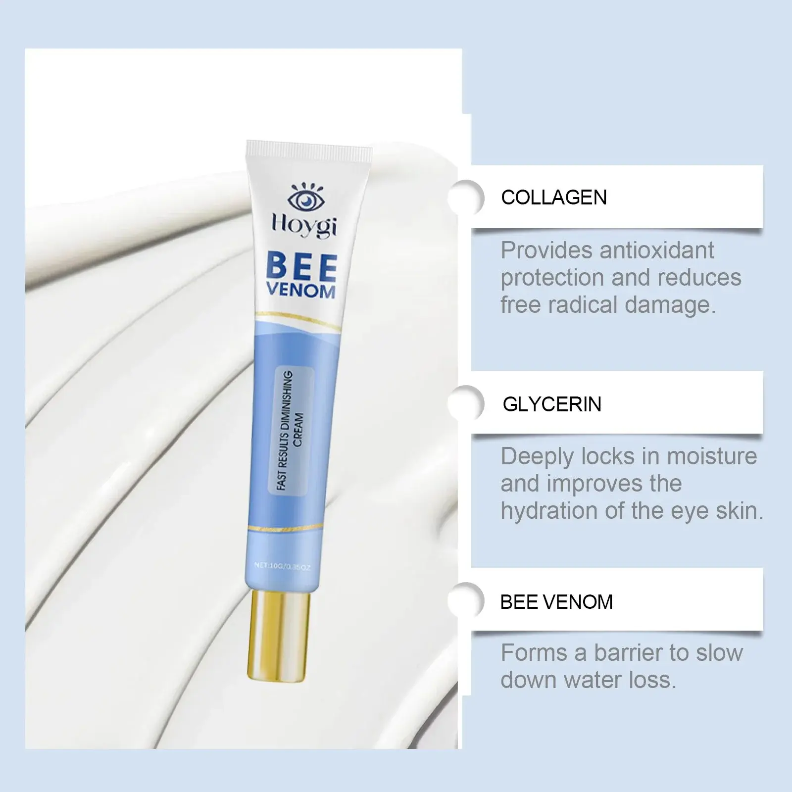 Hoygi Eye Cream: Hydrating & Firming Formula for Fine Lines 5 HO A05 0814 01 91987410