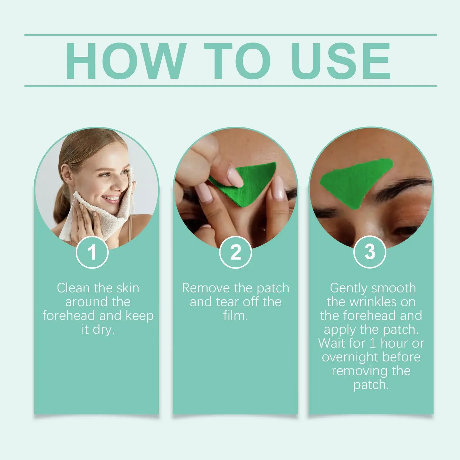 Aloe Vera Forehead Firming Patches for Hydrating & Firming - Hoygi 4 HO A05 0819 02 42991369