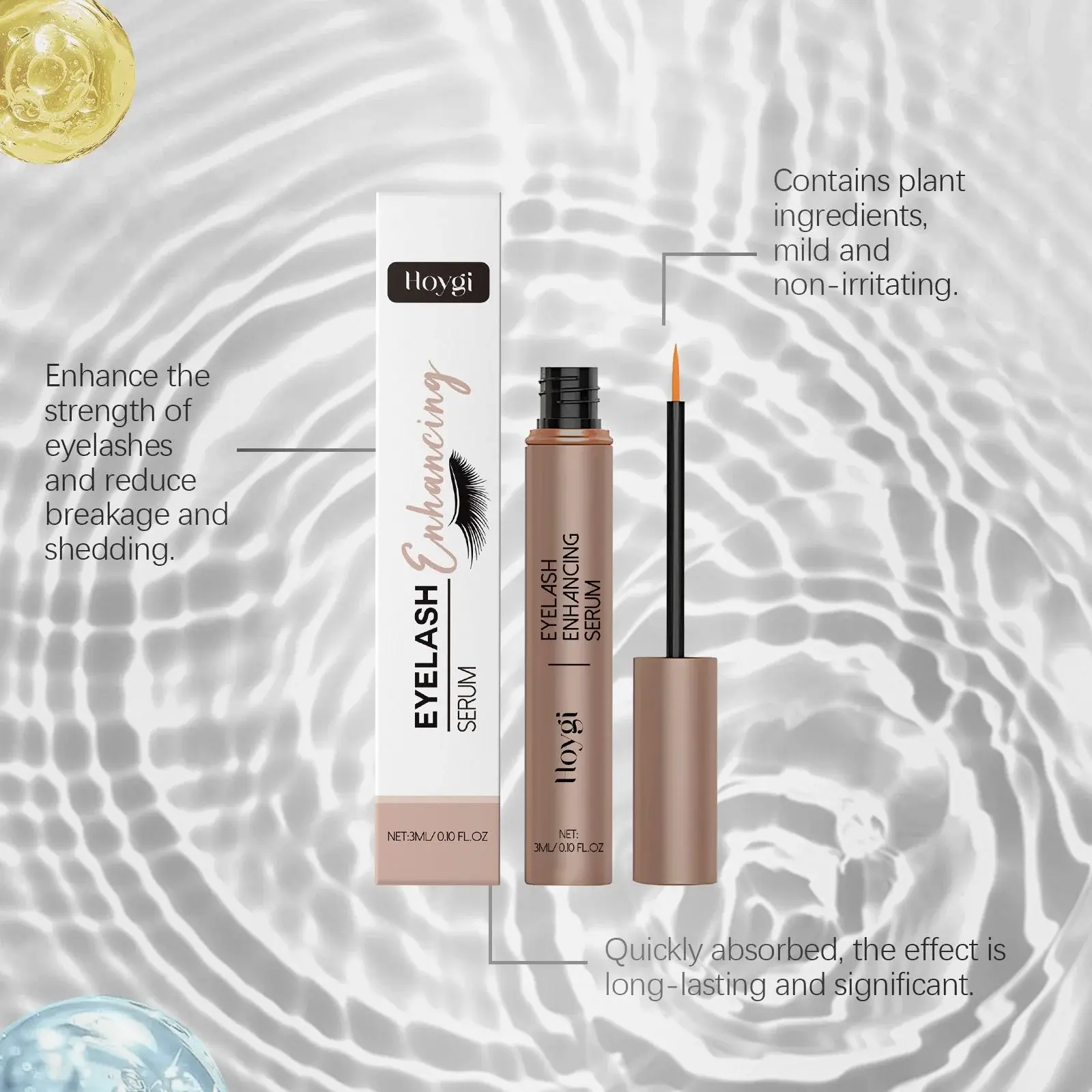 Moisturizing Volumizing Mascara Waterproof & Long-Lasting - Hoygi 6 HO A05 0825 01 39984071