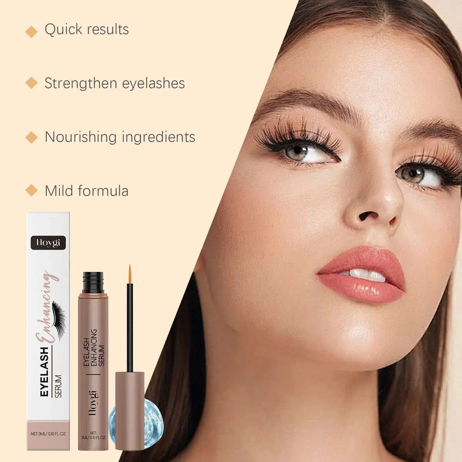 Moisturizing Volumizing Mascara Waterproof & Long-Lasting - Hoygi 5 HO A05 0825 01 40445644
