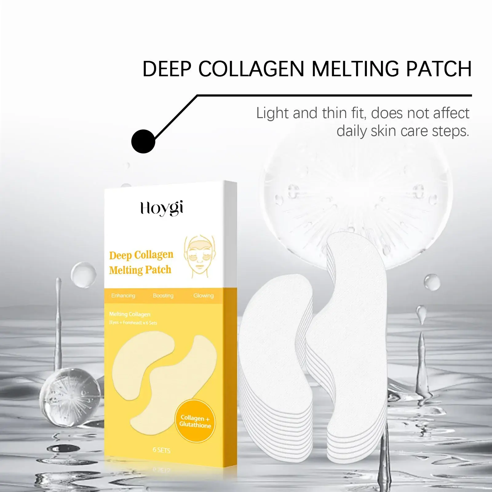 Water Soluble Eye Patches with Collagen and Glutathione 8 HO A05 0827 01 87207397