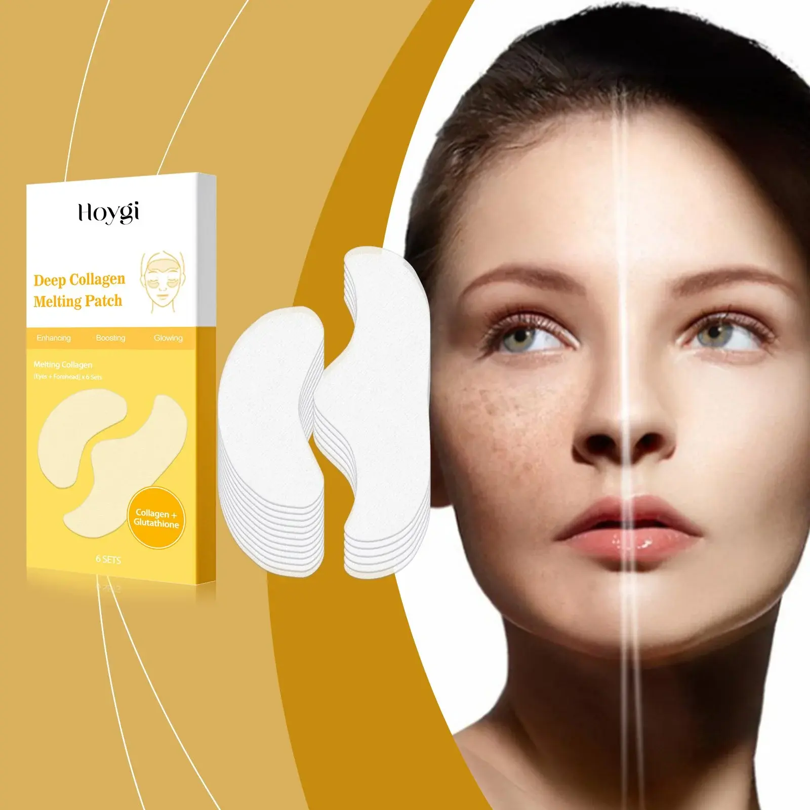 Water Soluble Eye Patches with Collagen and Glutathione 2 HO A05 0827 01 97886931