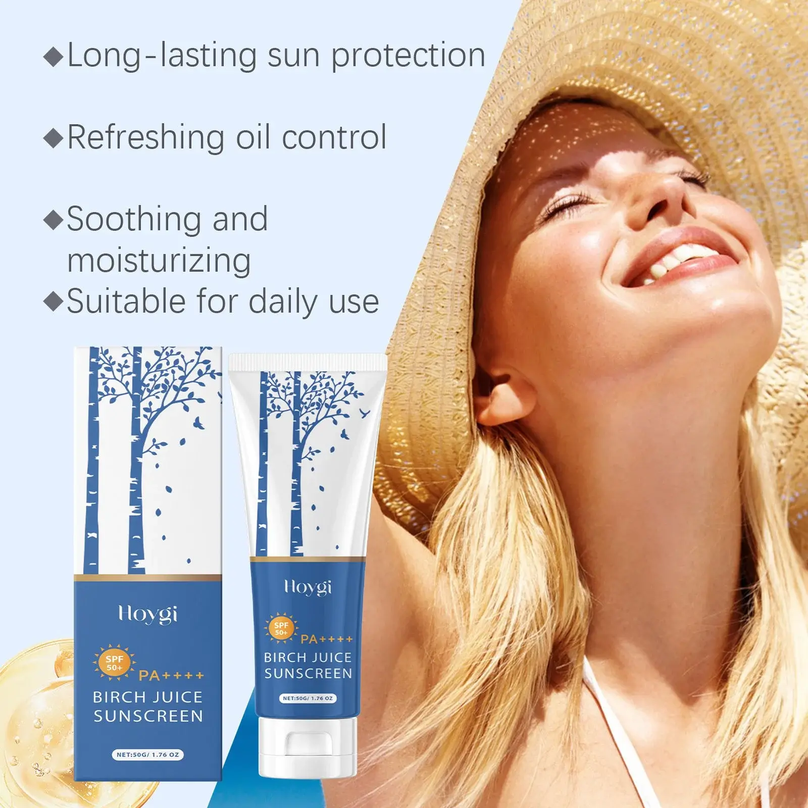 Birch Juice Oil Control Protective Cream - Lightweight Moisturizer 6 HO A05 0829 01 42543690
