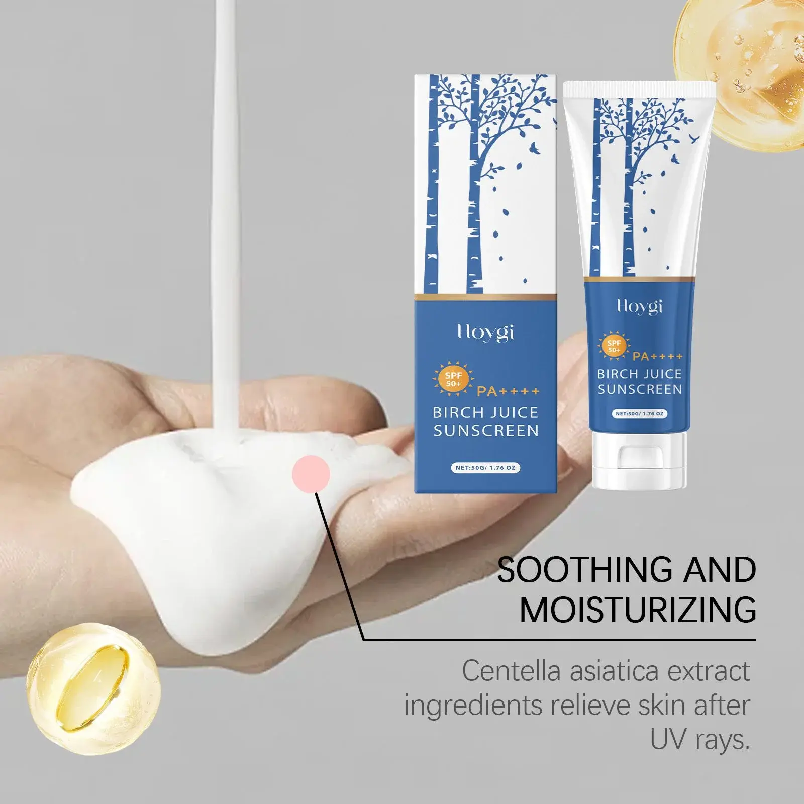 Birch Juice Oil Control Protective Cream - Lightweight Moisturizer 4 HO A05 0829 01 59142008