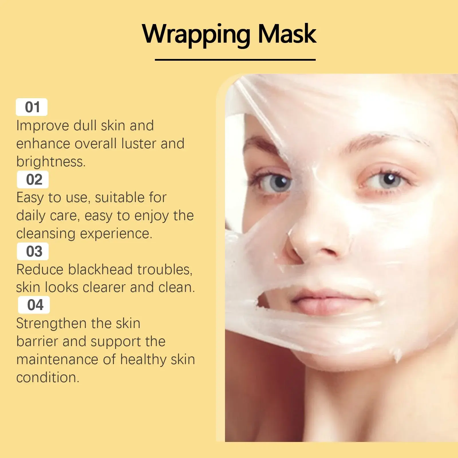 Turmeric Collagen Peel-Off Mask with Scraper - Exfoliating & Firming 5 HO A05 0831 02 36343867