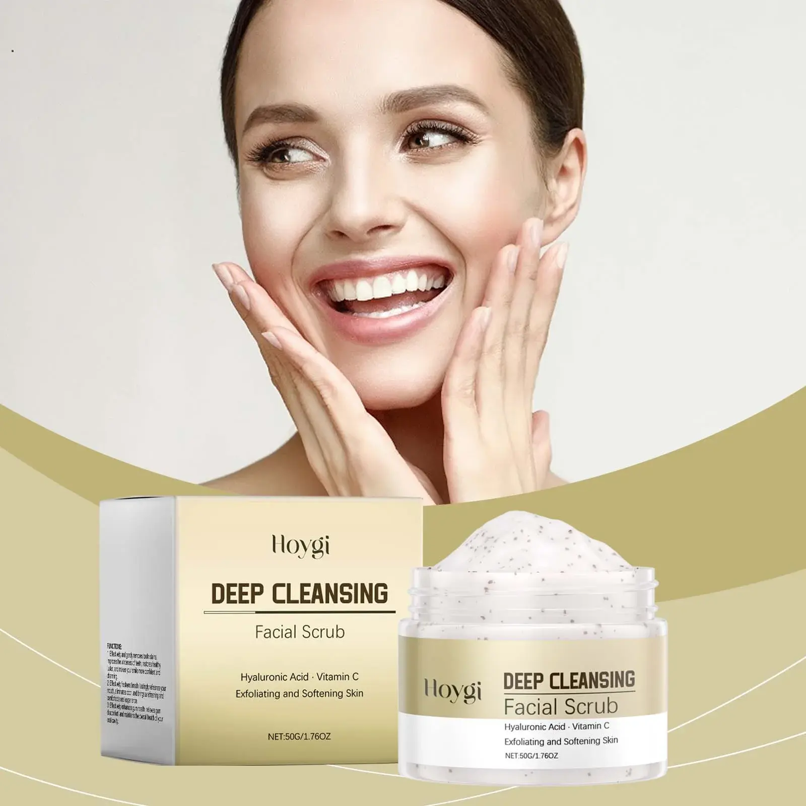 Deep Exfoliating Facial Scrub for Pore Cleansing and Moisturizing - Hoygi 2 HO A05 0841 01 30059637