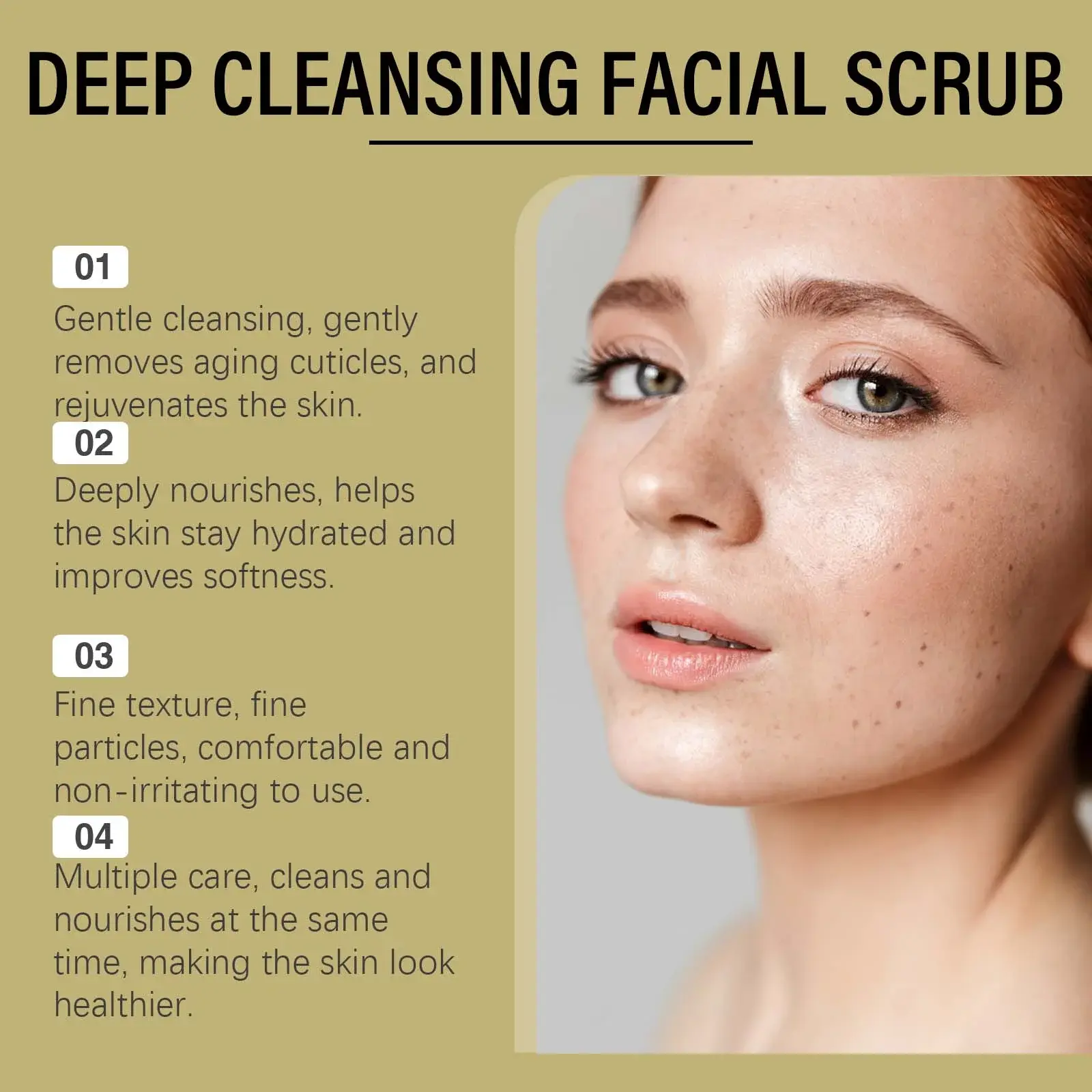 Deep Exfoliating Facial Scrub for Pore Cleansing and Moisturizing - Hoygi 10 HO A05 0841 01 64976027