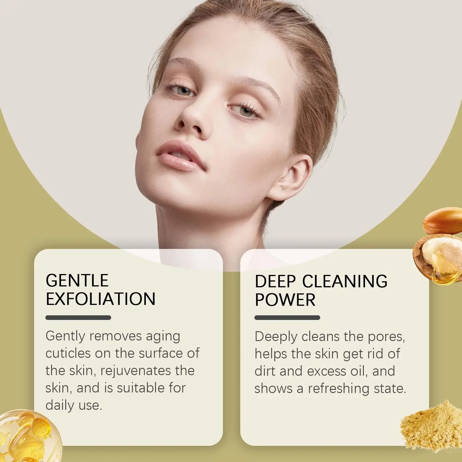 Deep Exfoliating Facial Scrub for Pore Cleansing and Moisturizing - Hoygi 9 HO A05 0841 01 99805596