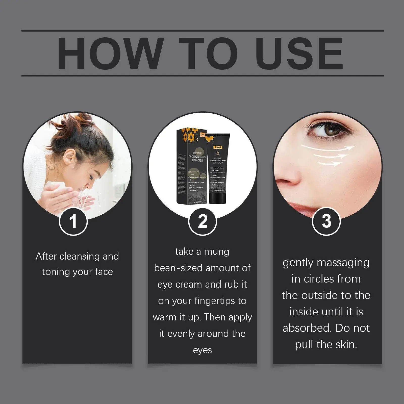 Hoygi Firming Eye Cream - Soothing & Hydrating Brightening Formula 4 HO A05 0842 01 23239986