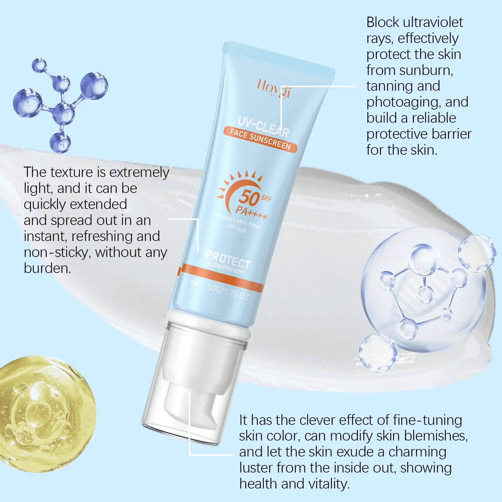 Gentle Moisturizing Protective Cream - Lightweight & Non-Sticky 8 HO A05 0846 01 29091270