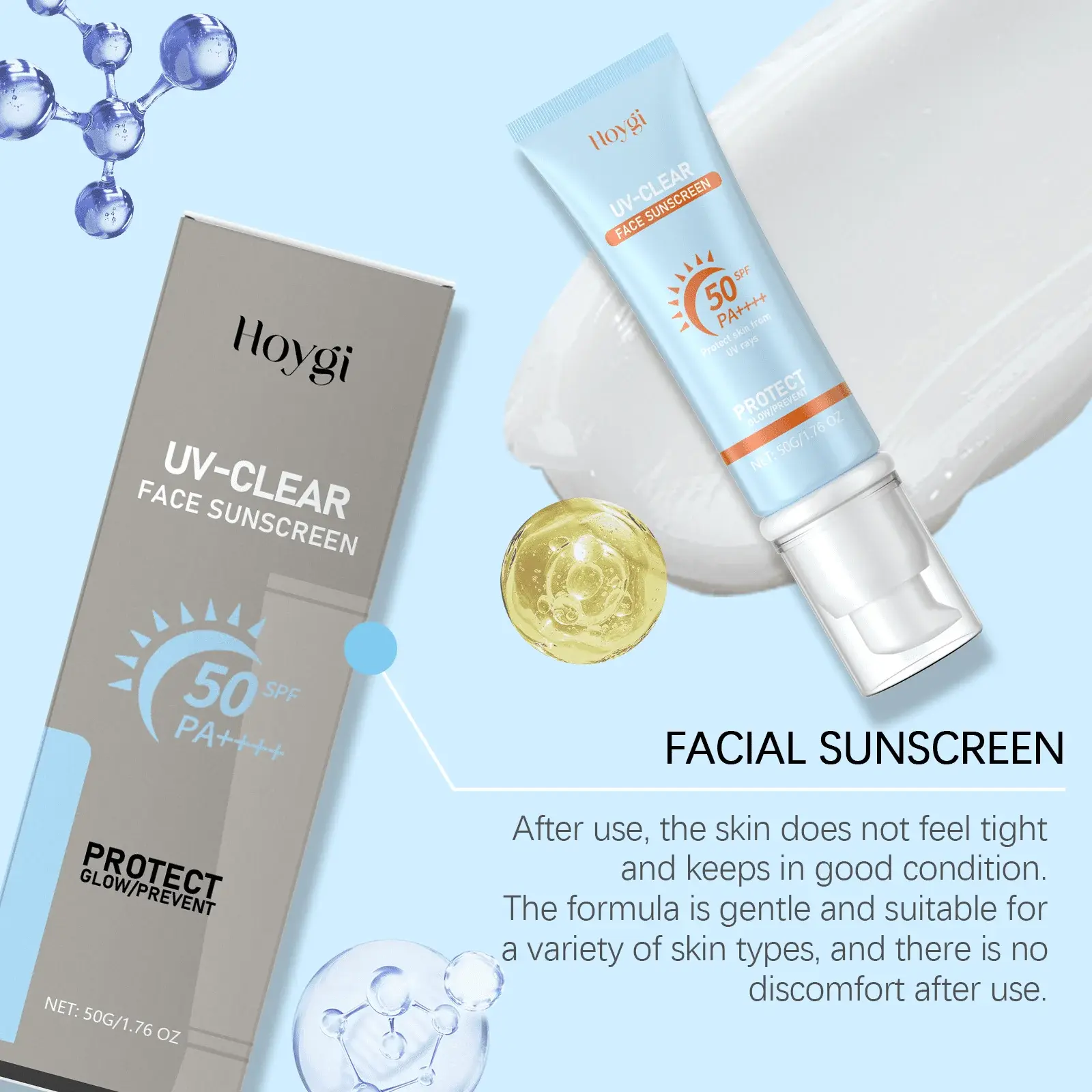 Gentle Moisturizing Protective Cream - Lightweight & Non-Sticky 7 HO A05 0846 01 29698338