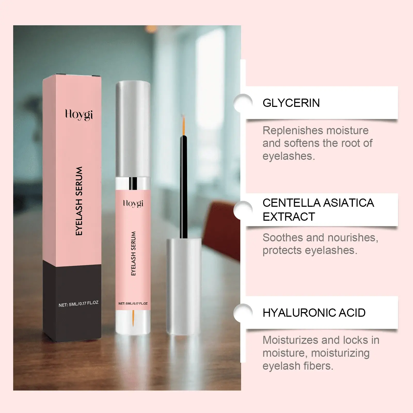 Moisturizing Mascara for Long Curling Eyelashes - Hoygi 5 HO A05 0859 01 30243753