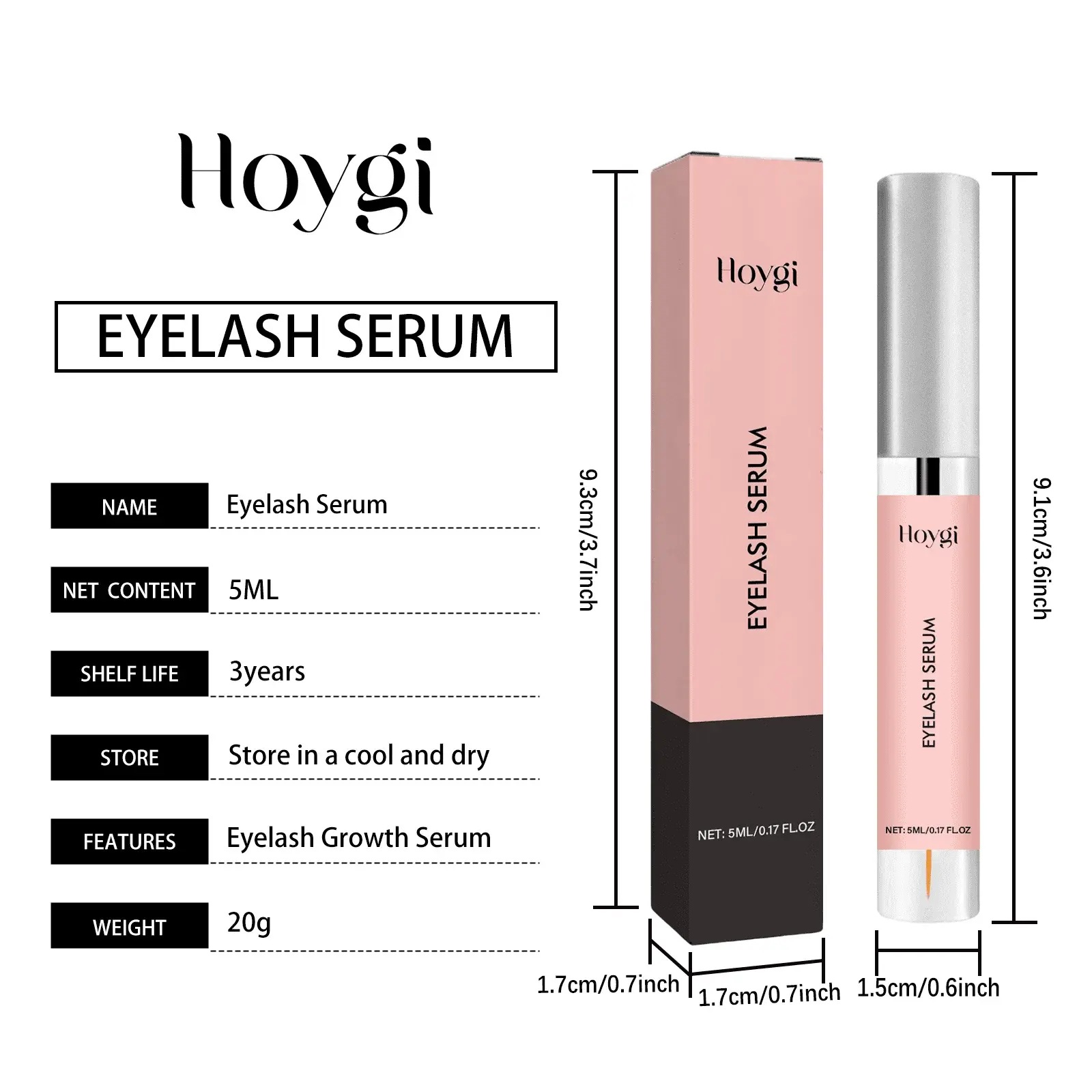 Moisturizing Mascara for Long Curling Eyelashes - Hoygi 1 HO A05 0859 01 64095350