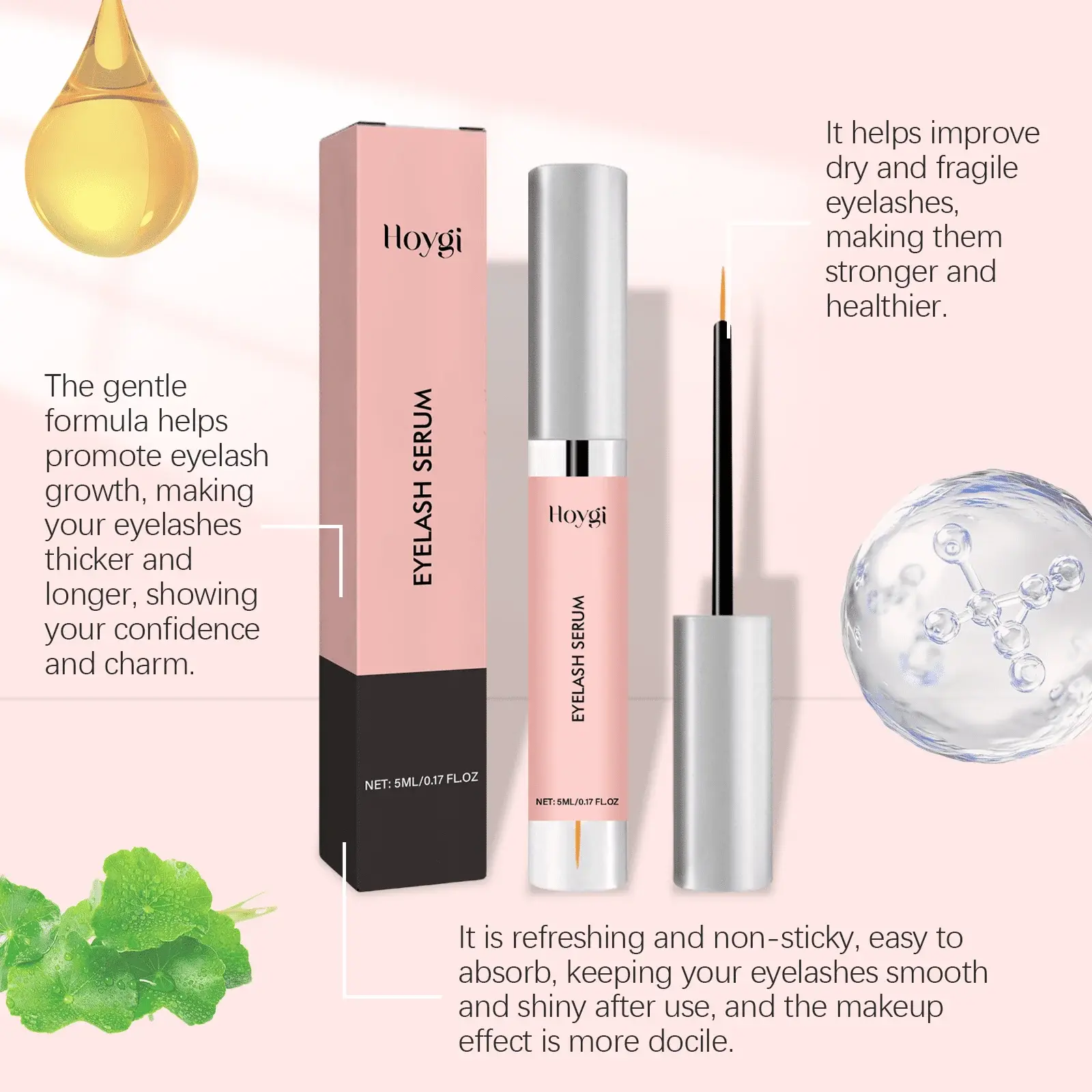 Moisturizing Mascara for Long Curling Eyelashes - Hoygi 8 HO A05 0859 01 72029405