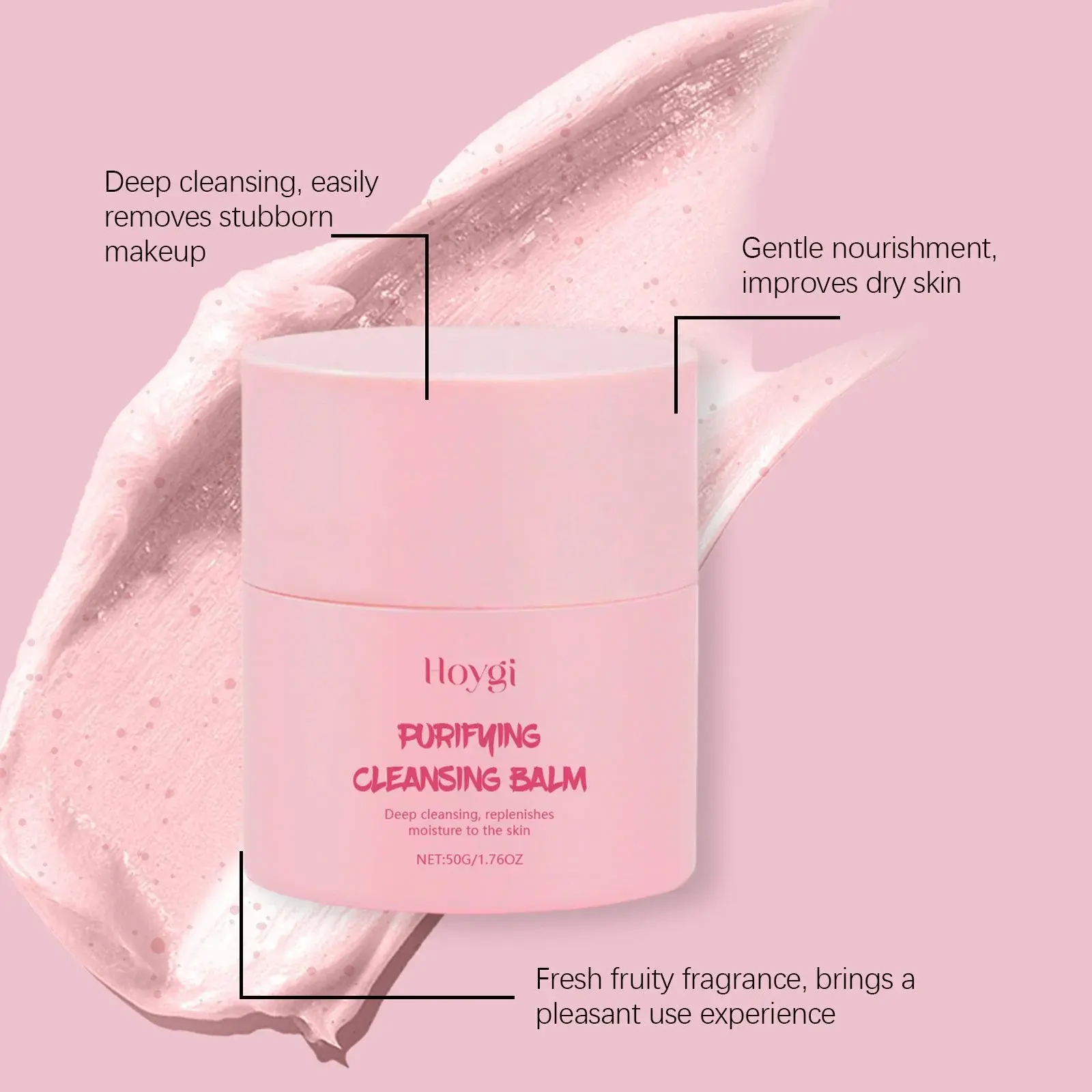 Strawberry Cleansing Cream Deep Cleanser for Fresh Skin - Hoygi 8 HO A05 0868 01 30994591