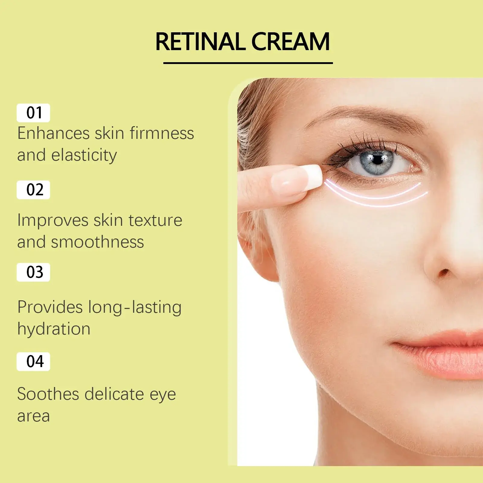 Retinol Firming Eye Cream - Hydrating & Nourishing Formula 10 HO A05 0888 01 25235878