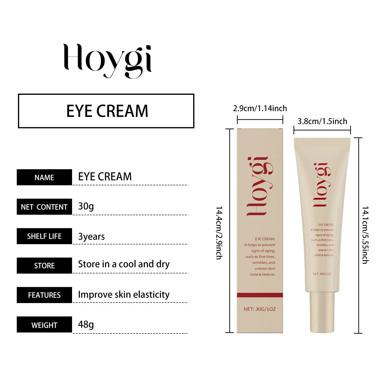 Retinol Eye Cream for Fine Lines and Intense Hydration 1 HO A05 0893 01 92206569