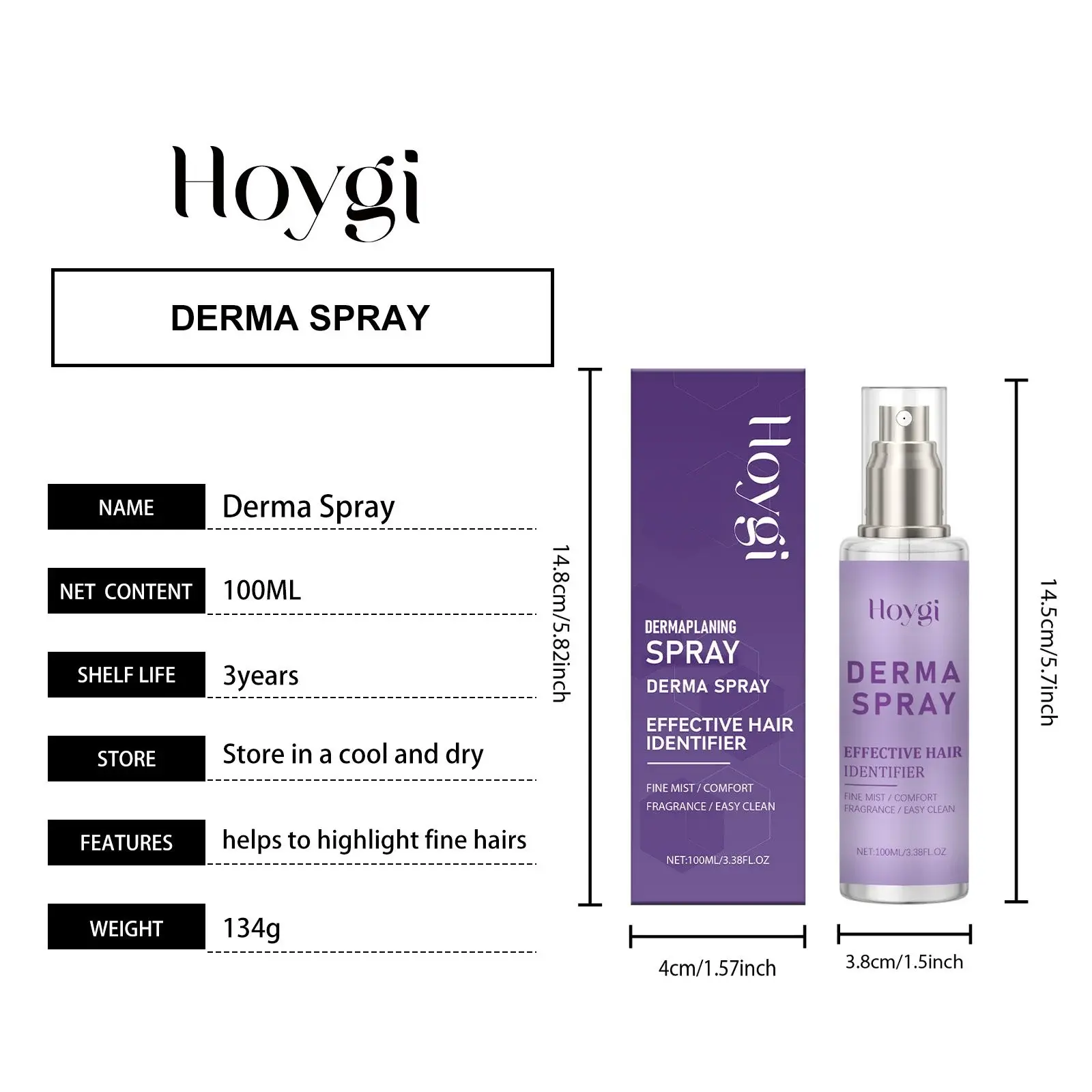 Facial Hair Softening Spray for Smooth Shaving & Hydration - Hoygi 1 HO A05 0894 01 57119555