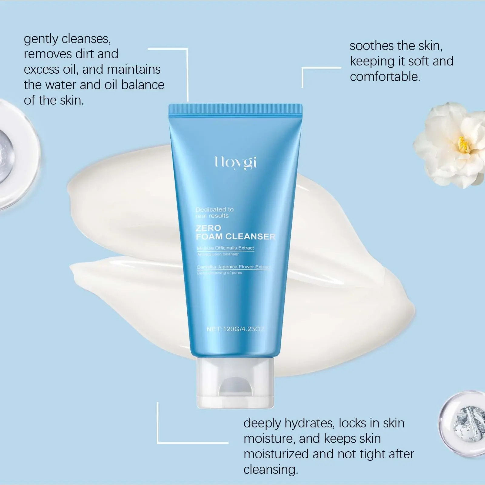 Moisturizing Facial Cleanser for Smooth Skin with Jasmine Extract - Hoygi 9 HO A05 0896 01 26282354