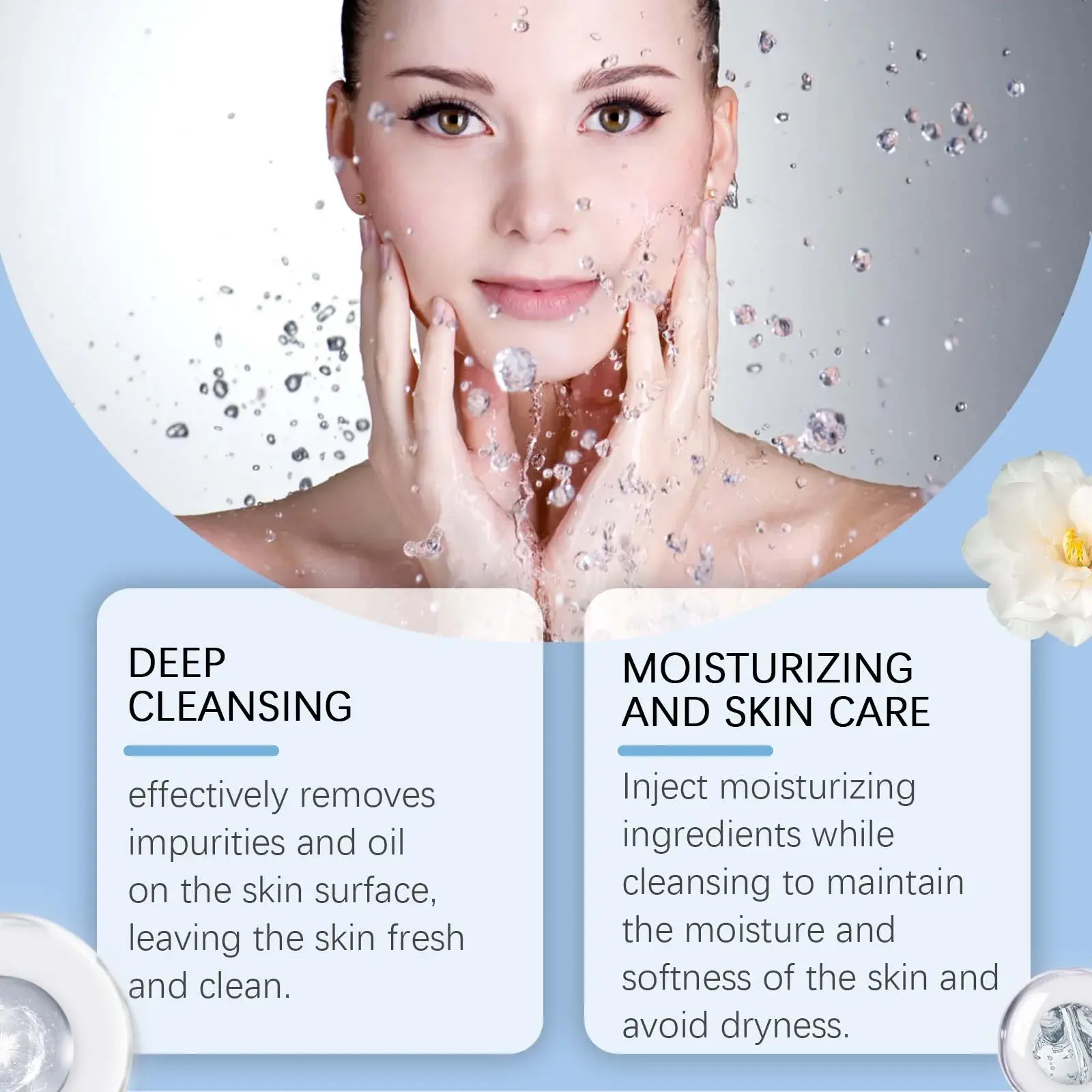 Moisturizing Facial Cleanser for Smooth Skin with Jasmine Extract - Hoygi 7 HO A05 0896 01 82726592