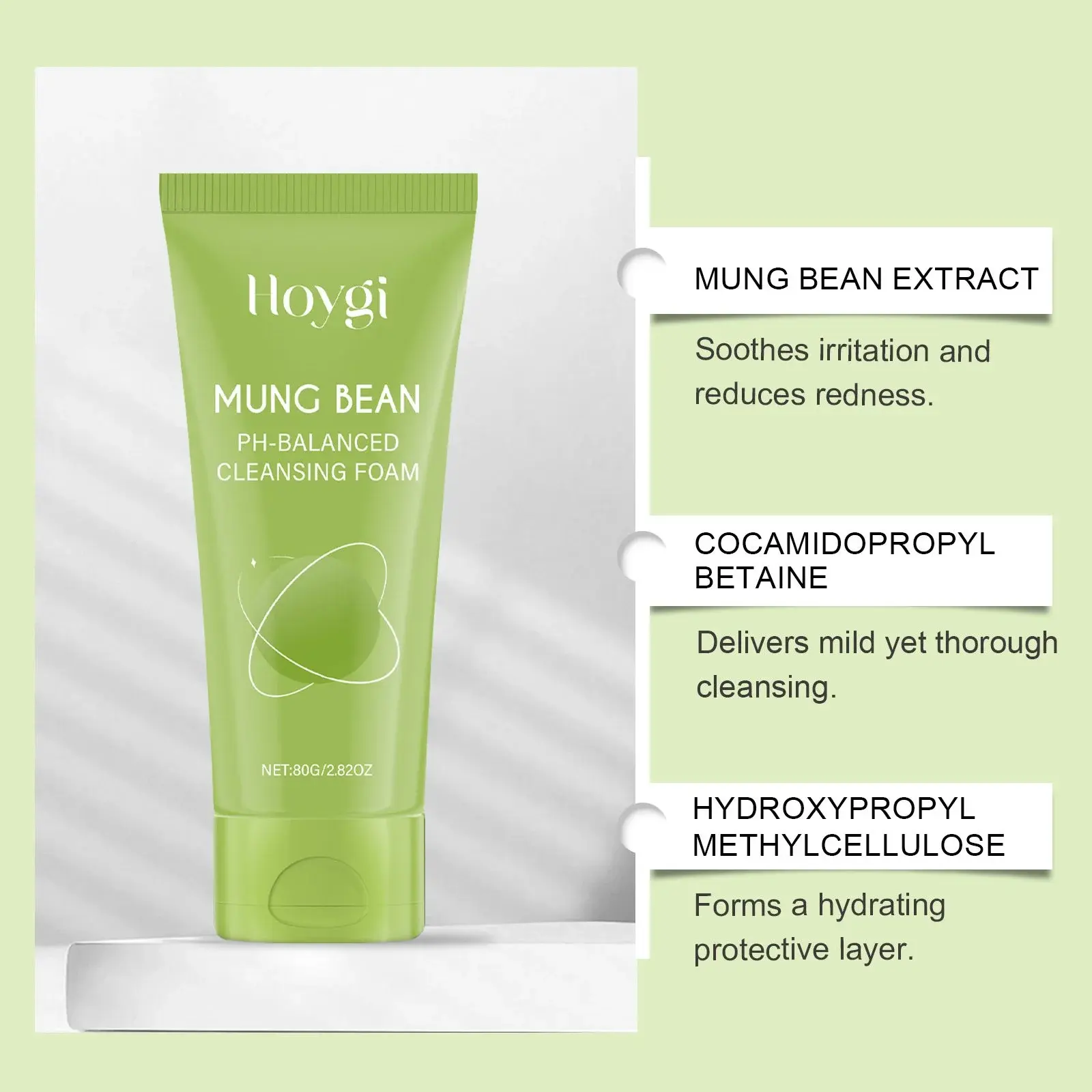 Mung Bean Hydrating Face Cleanser for Pore Purifying - Hoygi 8 HO A05 0898 01 94147794