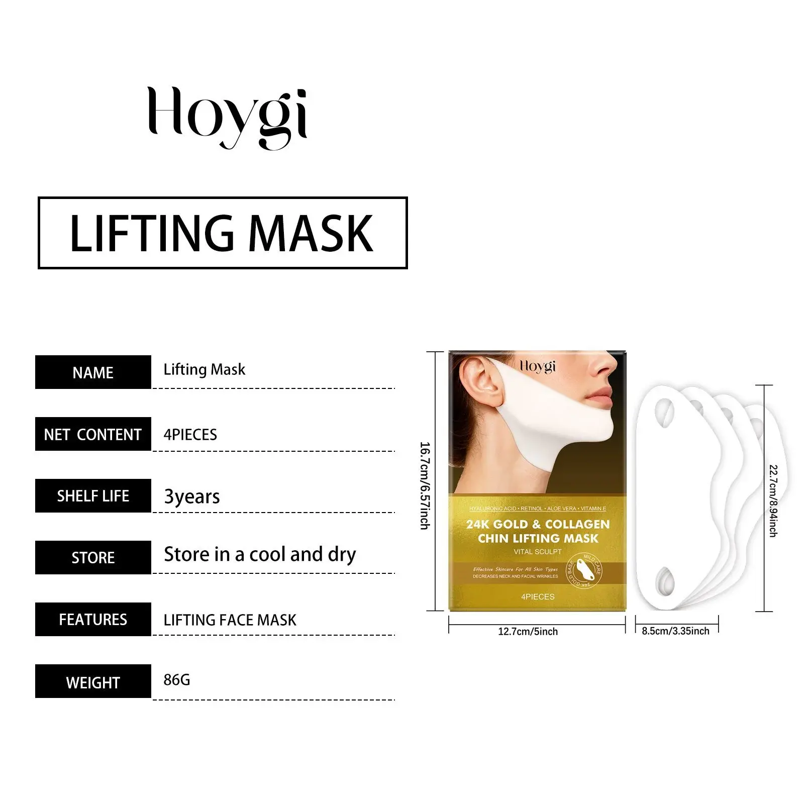 Firming Mask with Hyaluronic Acid & Retinol for Face and Neck 1 HO A05 0900 01 60424361