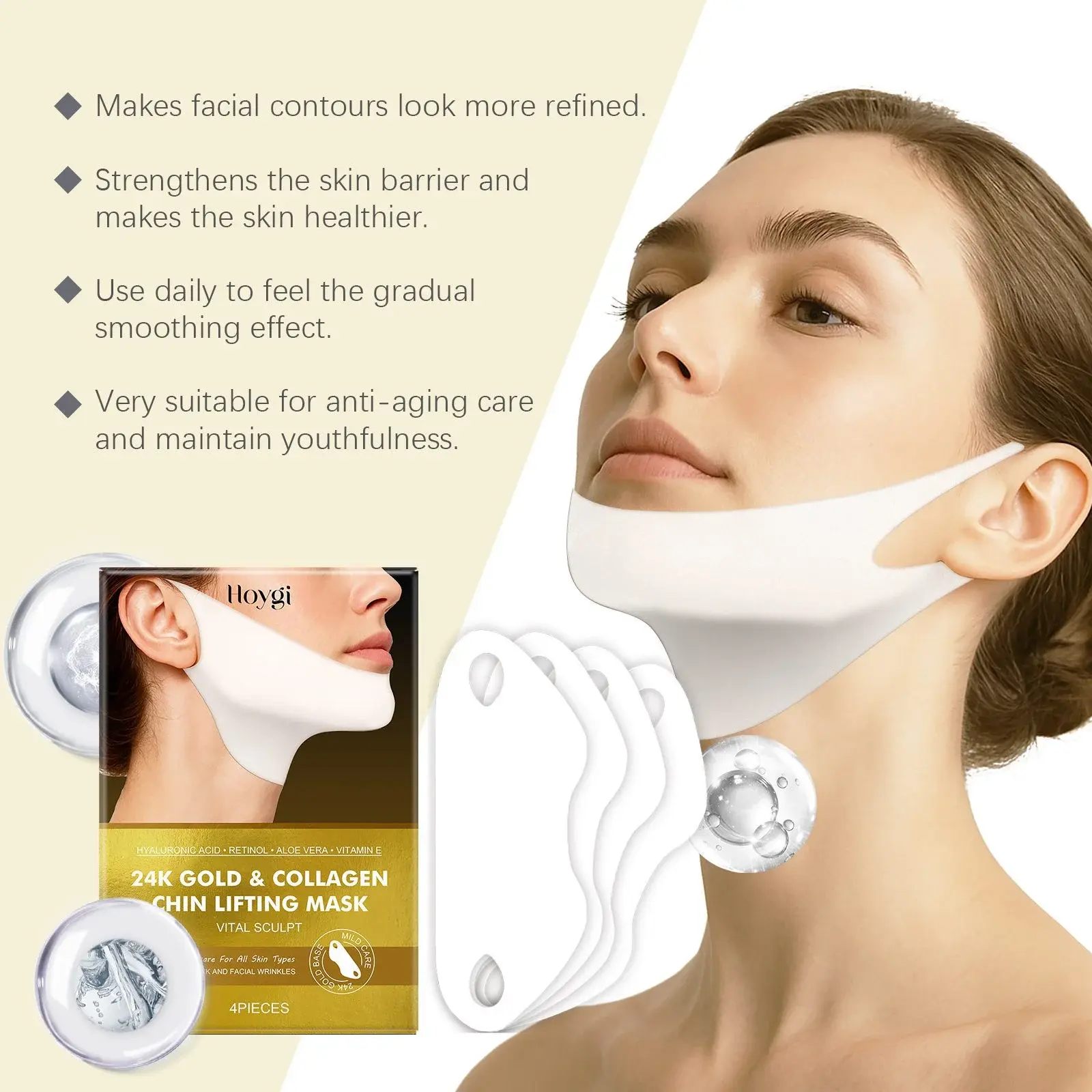Firming Mask with Hyaluronic Acid & Retinol for Face and Neck 7 HO A05 0900 01 84537288