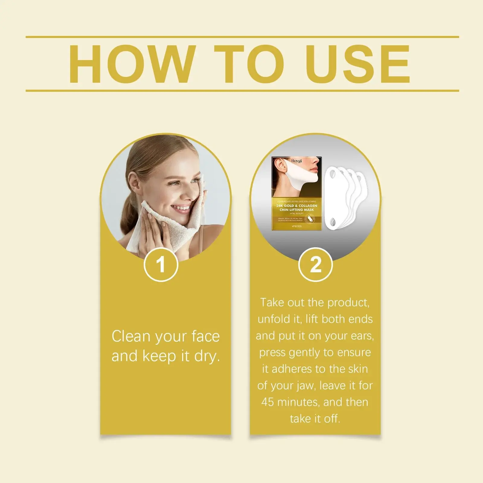 Firming Mask with Hyaluronic Acid & Retinol for Face and Neck 4 HO A05 0900 01 84769417