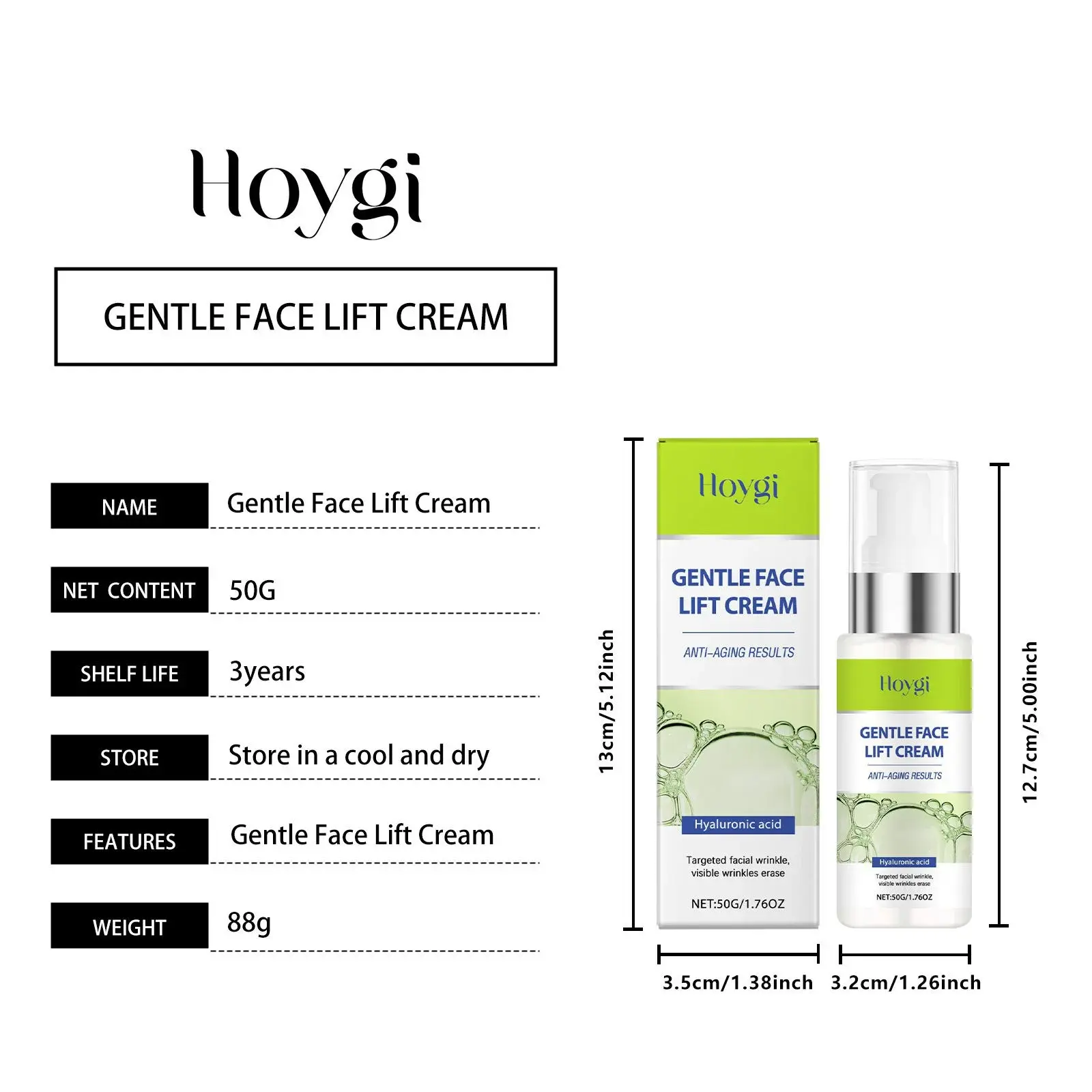 Face Firming Cream for Hydration & Elasticity - HOYGI 1 HO A05 0909 01 94928252