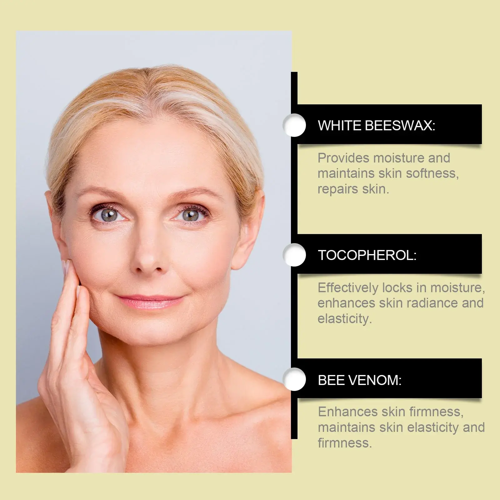 Bee Venom Neck & Face Stick: Firming & Hydrating Formula - Hoygi 7 HO A05 0912 01 79896410