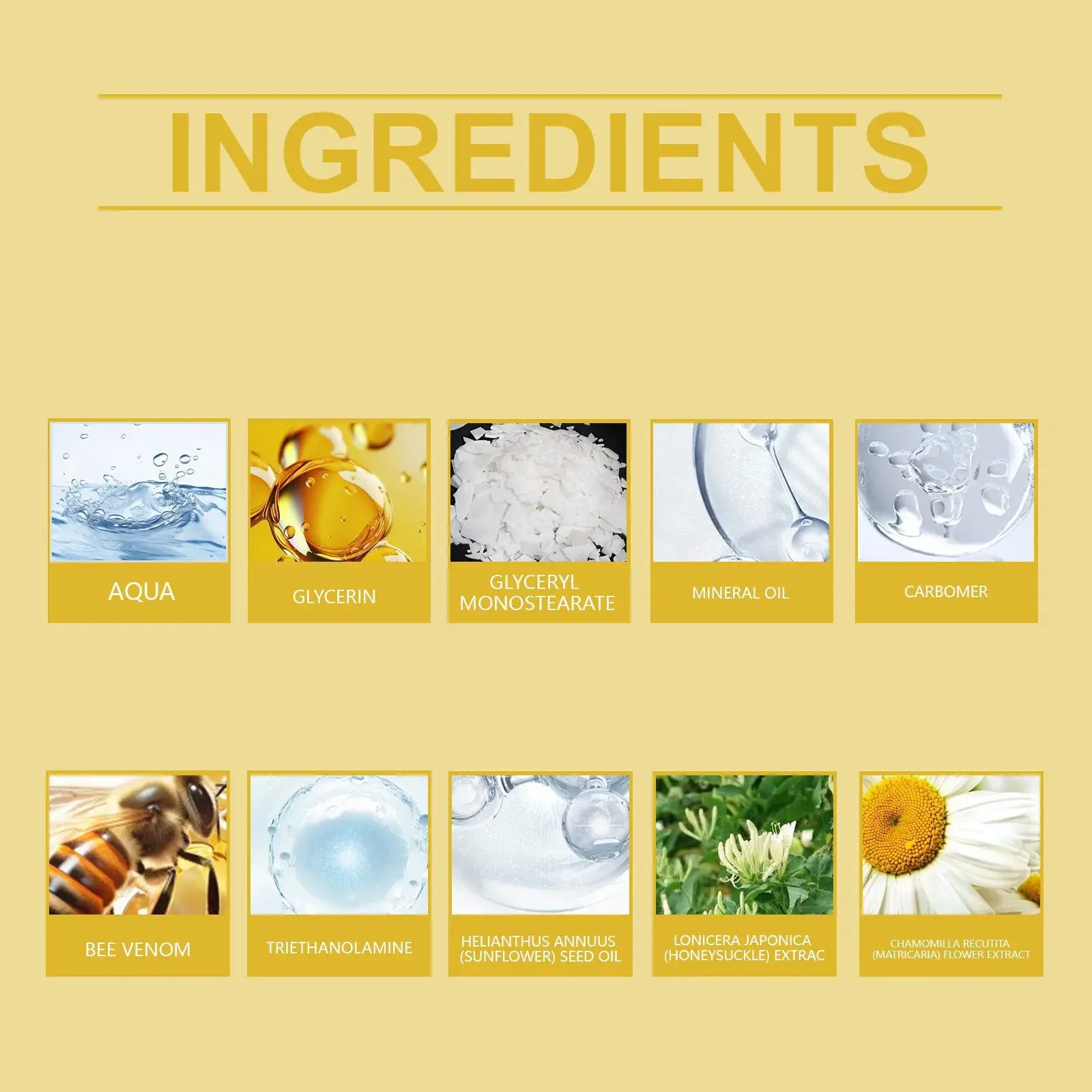 Bee Venom Moisturizer Soothing Hydrating Facial Cream - Hoygi 3 HO A05 0926 01 49079768