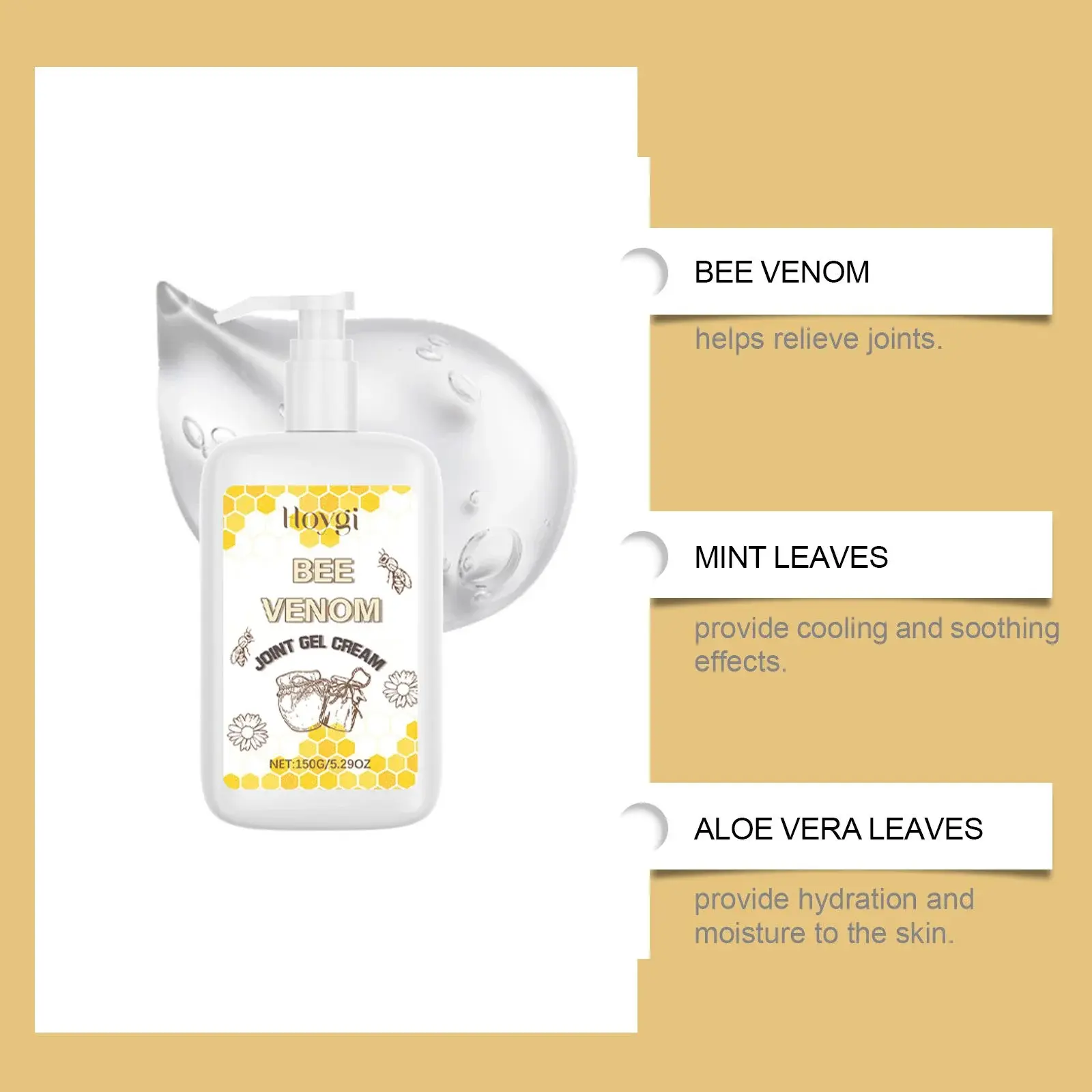 Bee Venom Joint Gel for Skin Elasticity and Revitalization - Hoygi 8 HO A05 0926 03 10824360
