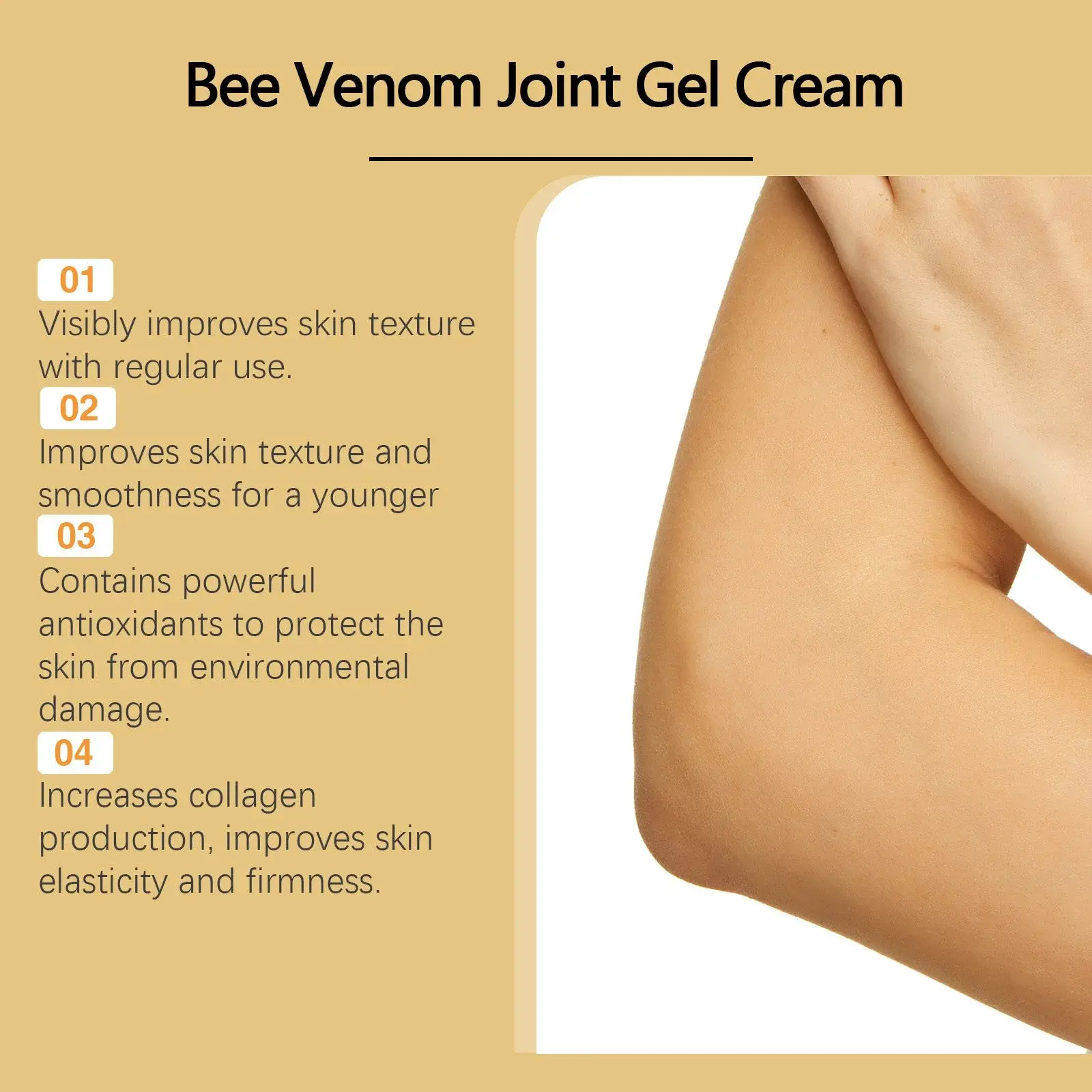 Bee Venom Joint Gel for Skin Elasticity and Revitalization - Hoygi 5 HO A05 0926 03 76699879