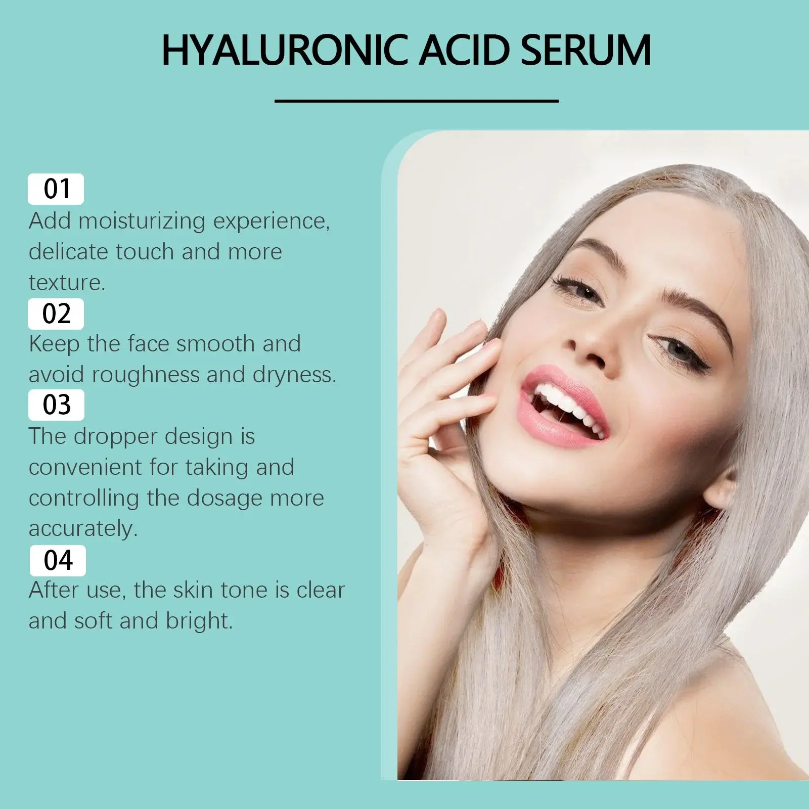Hyaluronic Acid Moisturizing Serum - Hydrating & Firming Essence 8 HO A05 0929 01 19236372