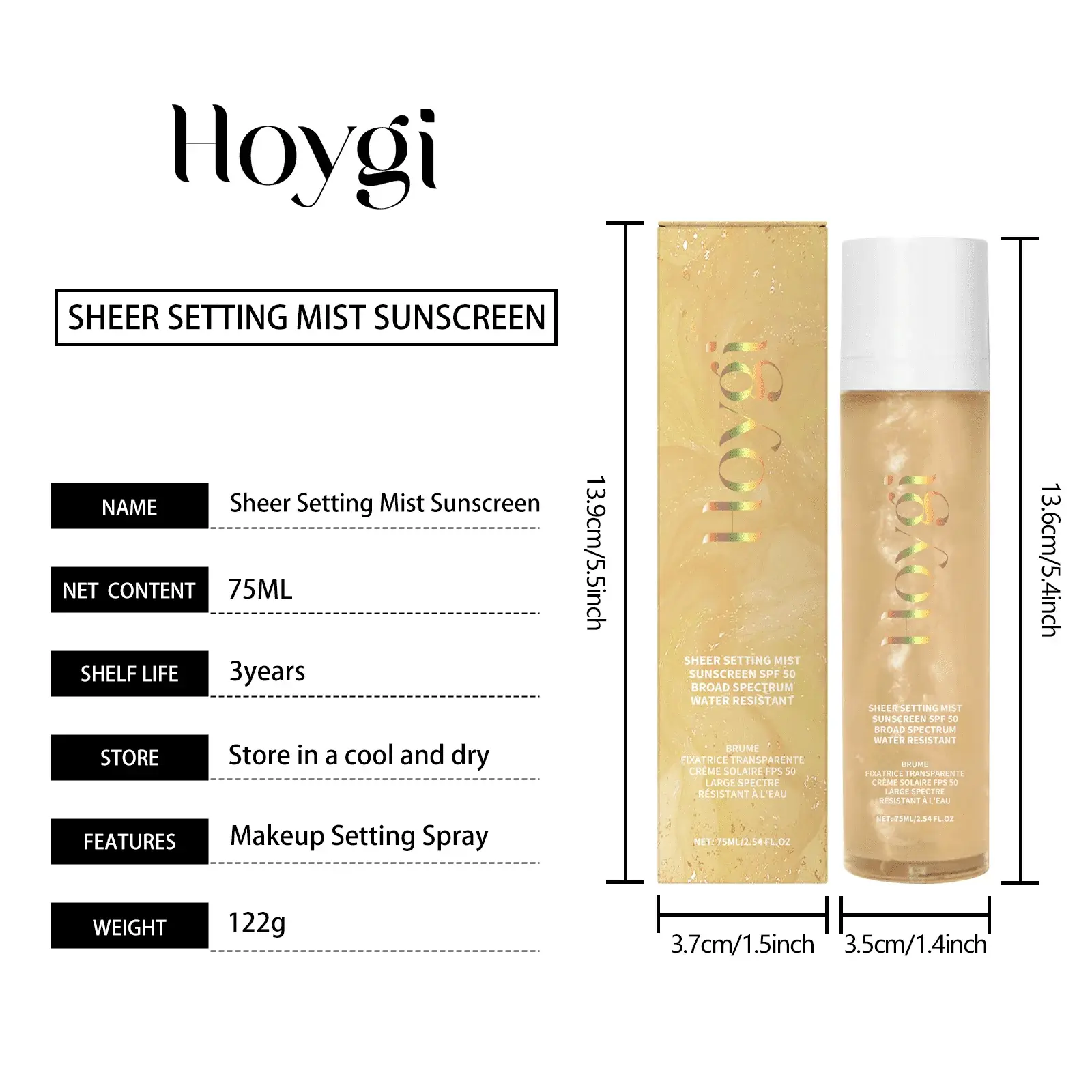 Moisturizing Protective Spray - Refreshing & Non-Greasy Formula 1 HO A05 0934 01 54025522