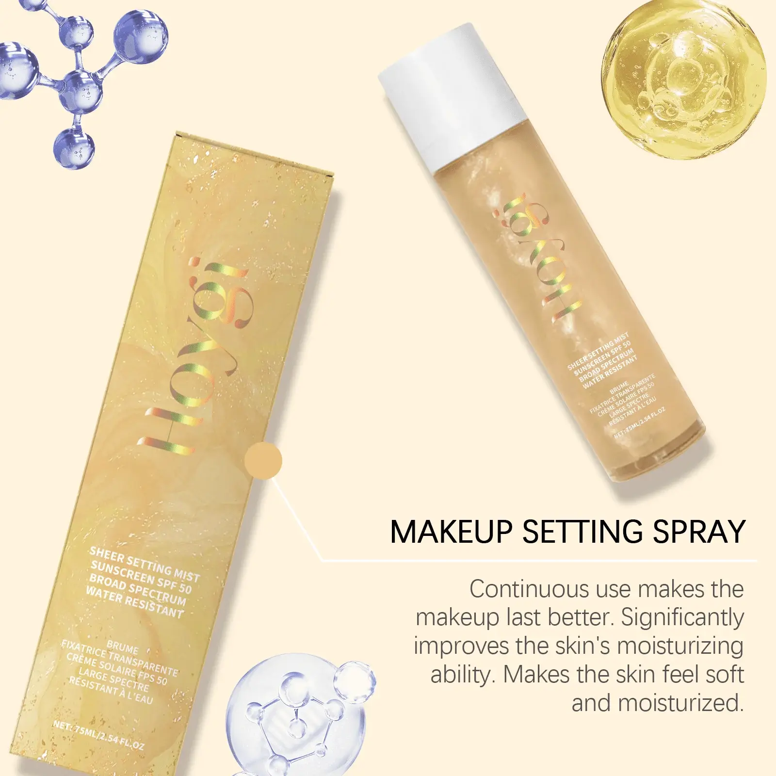 Moisturizing Protective Spray - Refreshing & Non-Greasy Formula 9 HO A05 0934 01 91730528