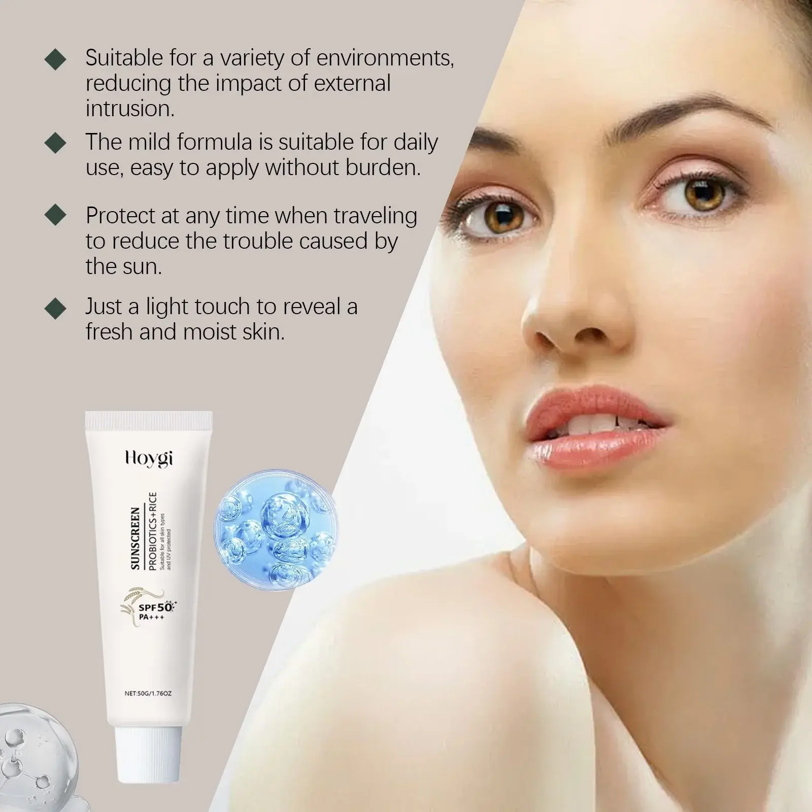 Light Moisturizing Protective Cream with UV Protection - Hoygi 5 HO A05 0935 01 88231603