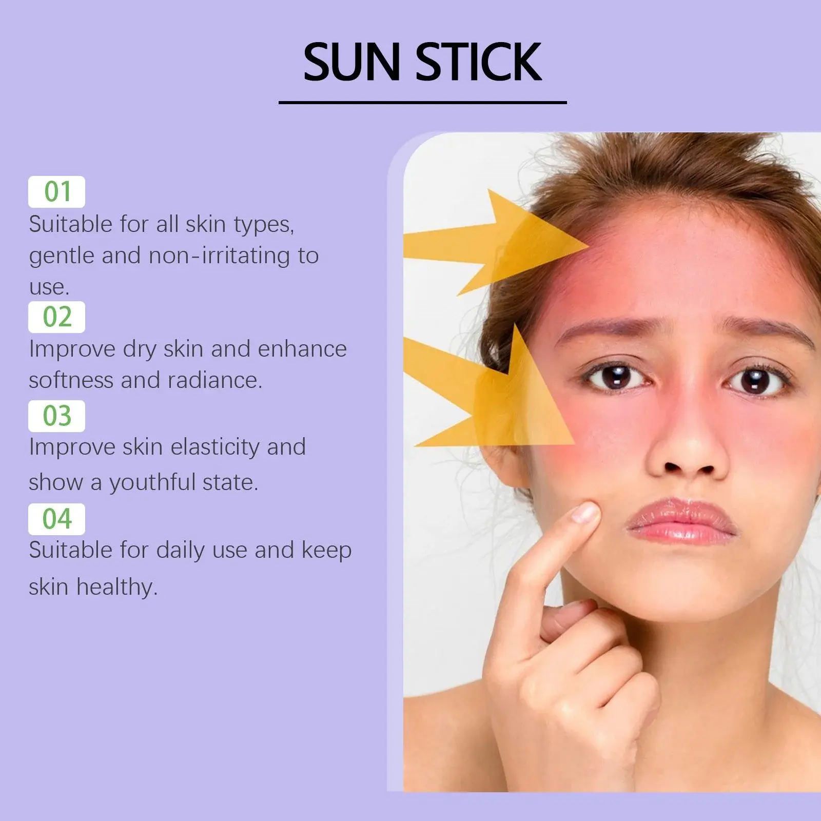 UV Protection Stick Moisturizing & Non-Sticky Hydrating - Hoygi 10 HO A05 0939 01 76330585