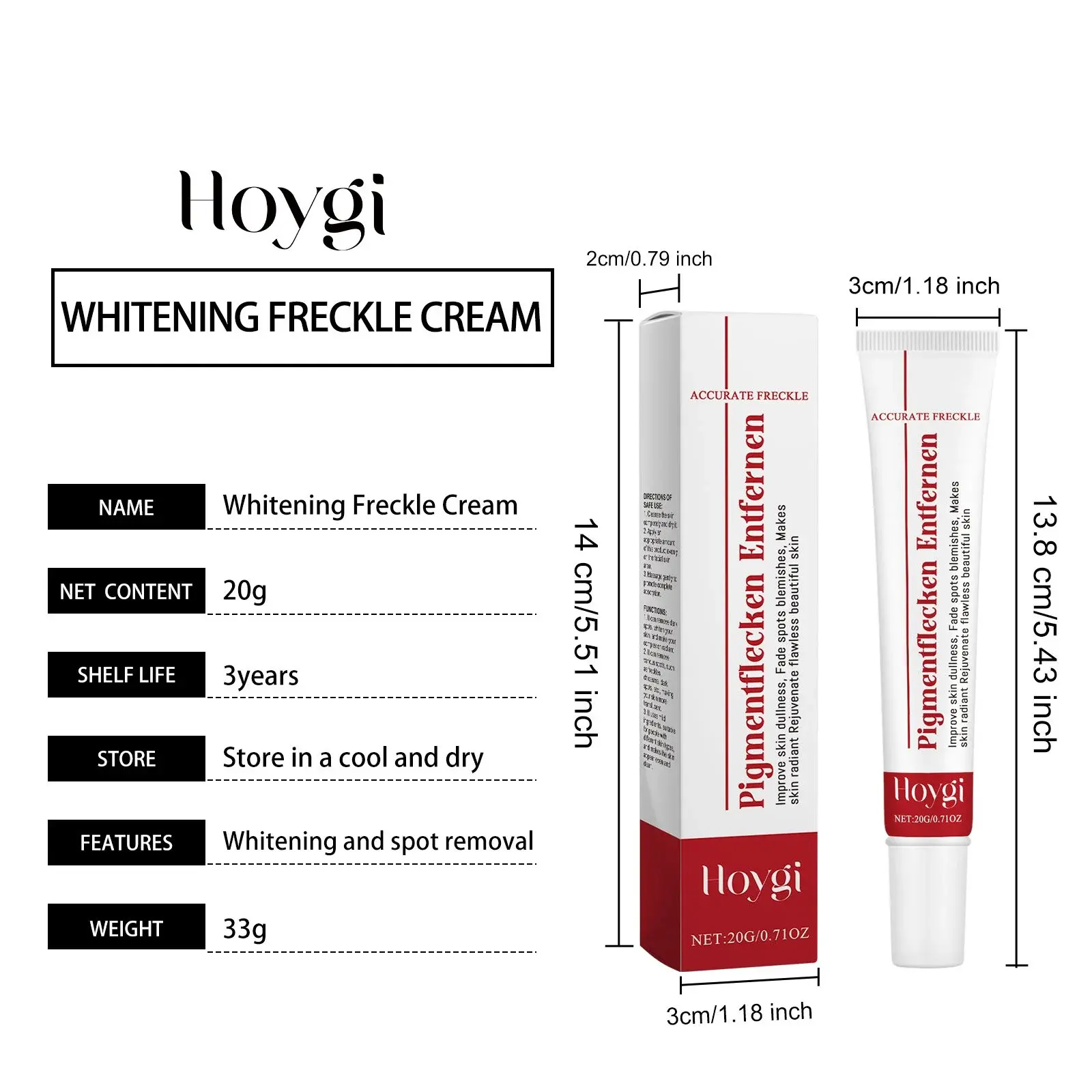 Niacinamide Essence Cream Brightening Moisturizer - Hoygi 1 HO A05 0942 01 73459060