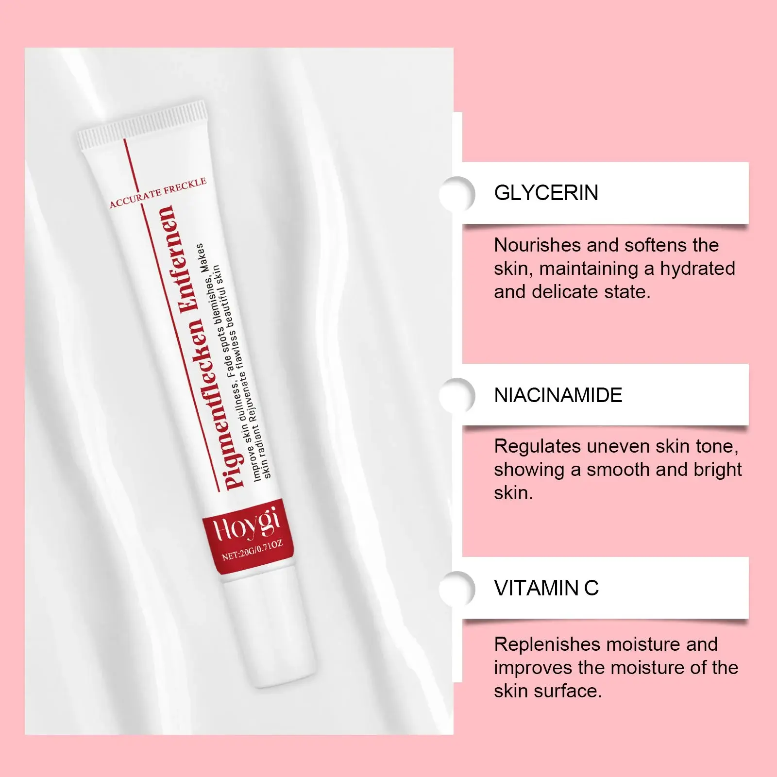 Niacinamide Essence Cream Brightening Moisturizer - Hoygi 7 HO A05 0942 01 95840832