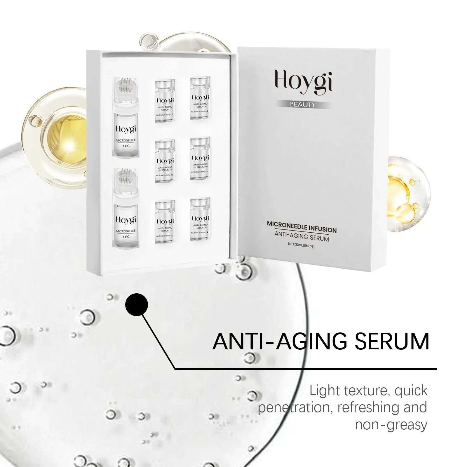 Face Roller Care Set with Firming Essence - Hoygi 6 HO A05 0947 02 69167781