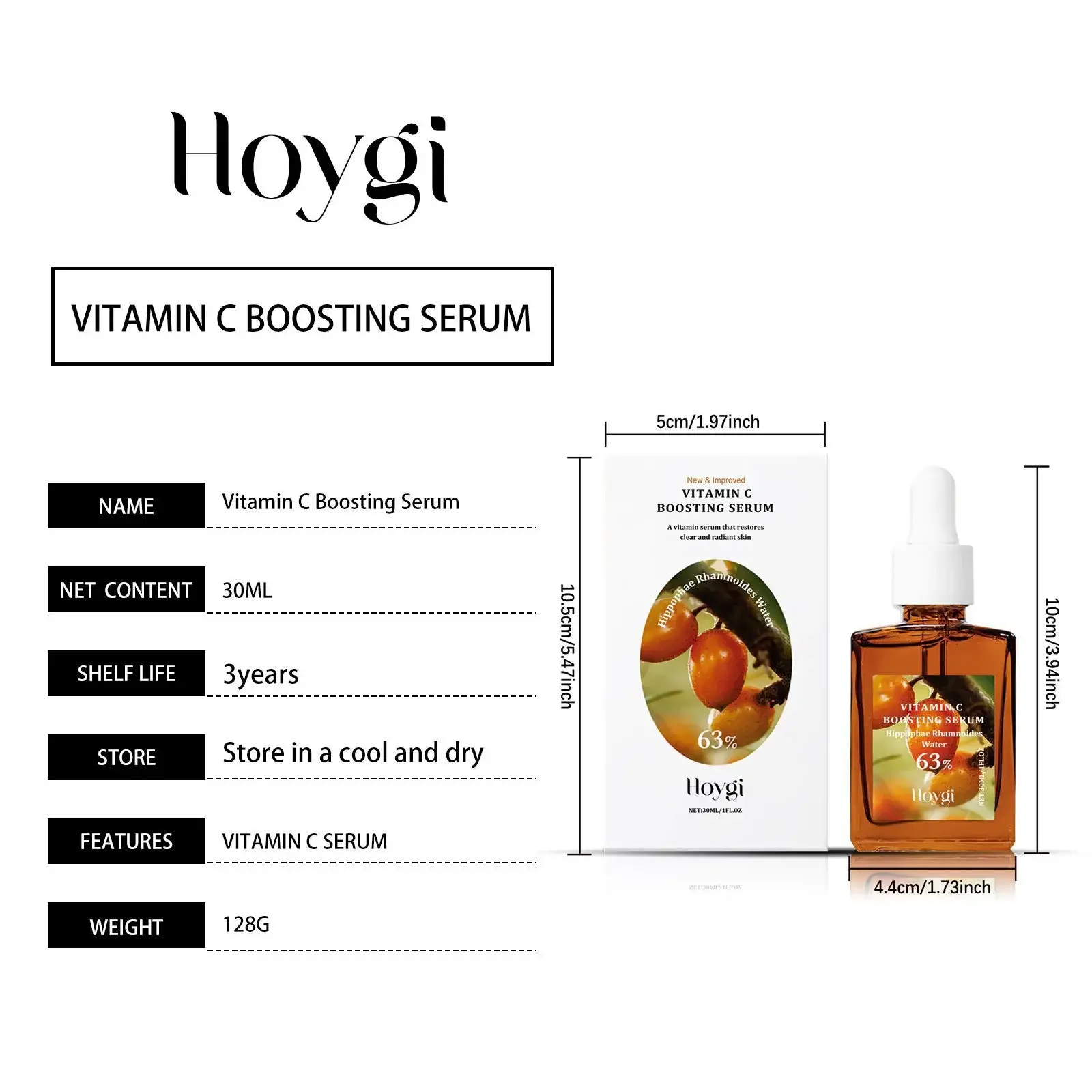Vitamin C Serum - Brightening & Firming Moisturizer - Hoygi 1 HO A05 0950 01 29764569