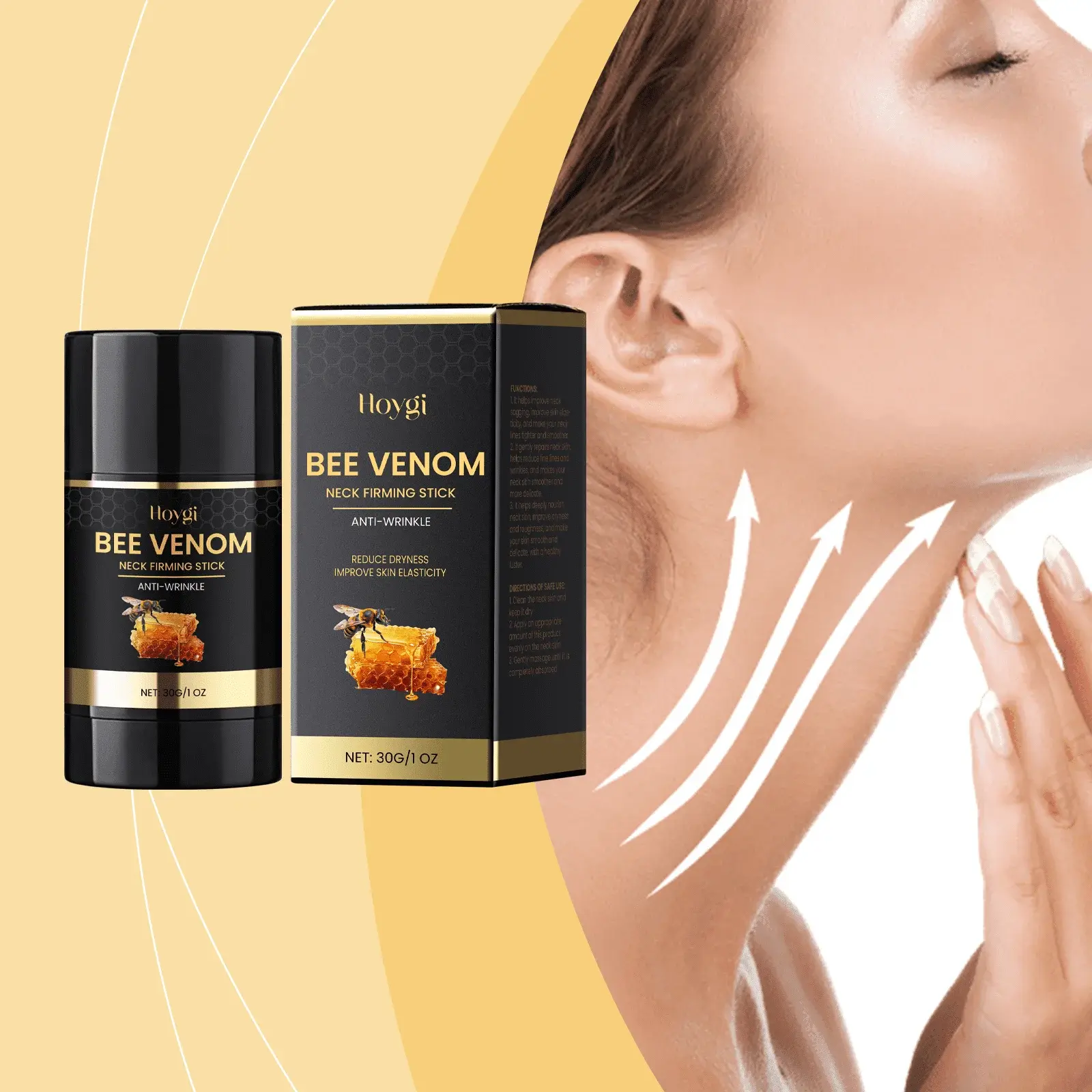Bee Venom Neck Firming Stick for Moisturizing & Nourishing - Hoygi 2 HO A05 0951 01 97704012