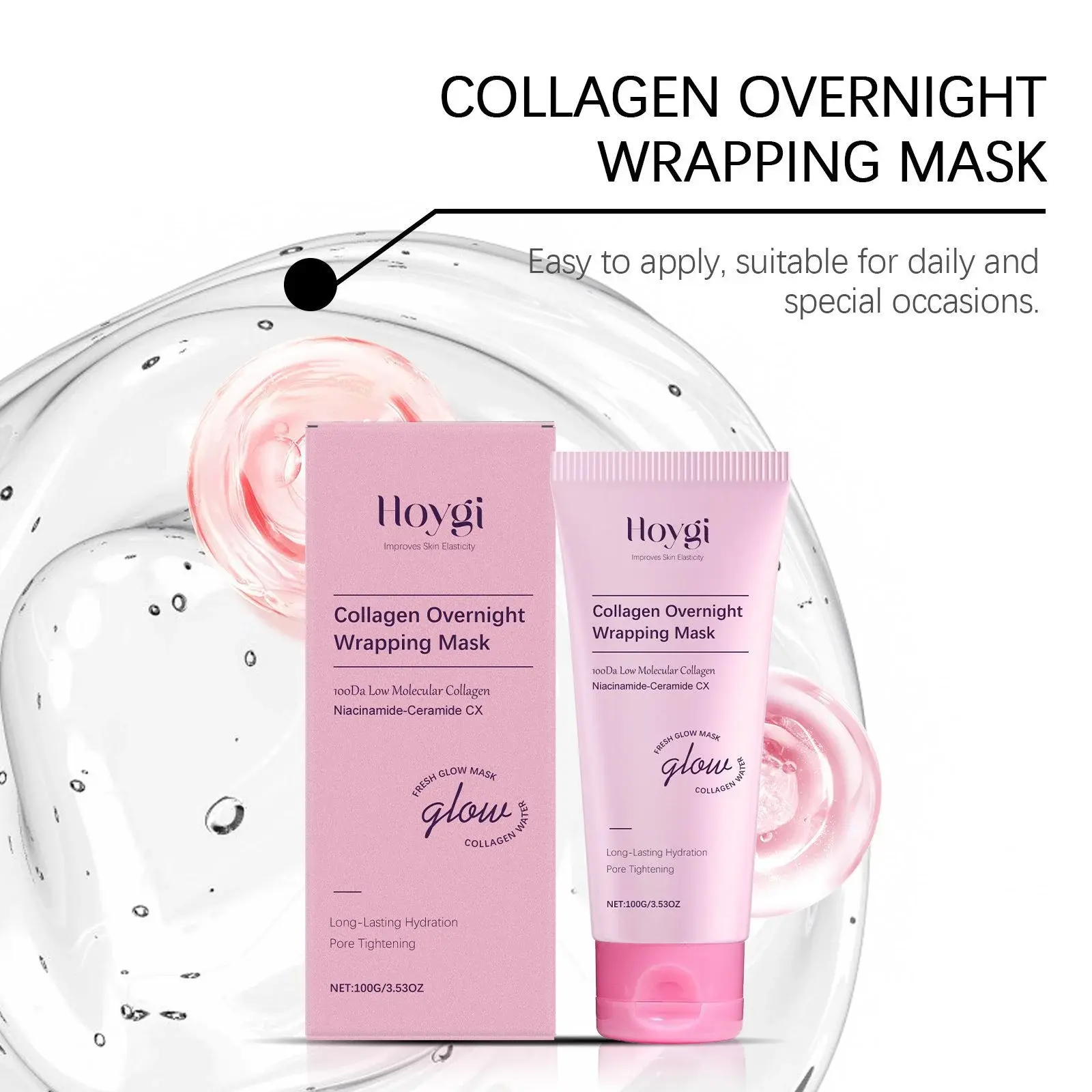 Collagen Tear Mask: Firming & Pore Minimizing Peel-Off - Hoygi 5 HO A05 0952 01 90712142