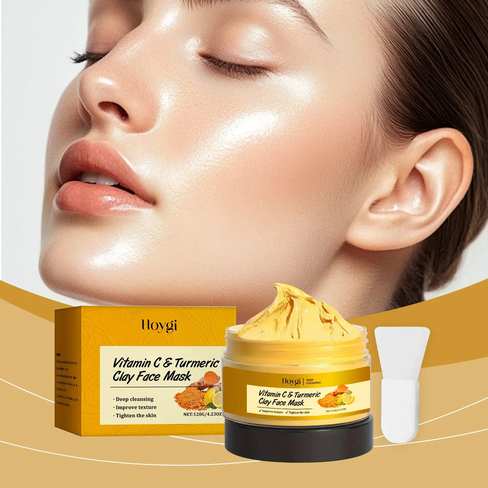 Turmeric Cleansing Mud Mask - Hydrating, Firming & Pore Purifying 2 HO A05 0955 01 43230230