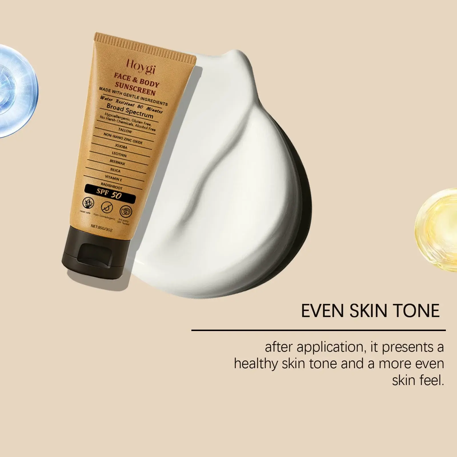 Tallow Moisturizing Cream - Lightweight Protective Formula for Face & Body 8 HO A05 0961 01 38868015