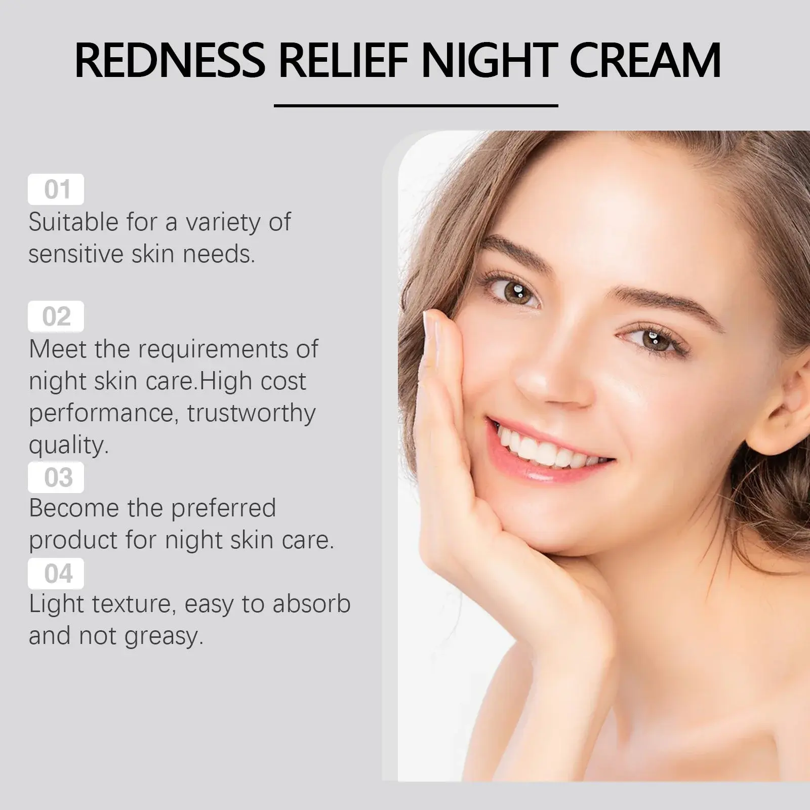 Soothing Moisturizing Night Cream for Sensitive Skin - Hoygi 9 HO A05 0971 01 46439528