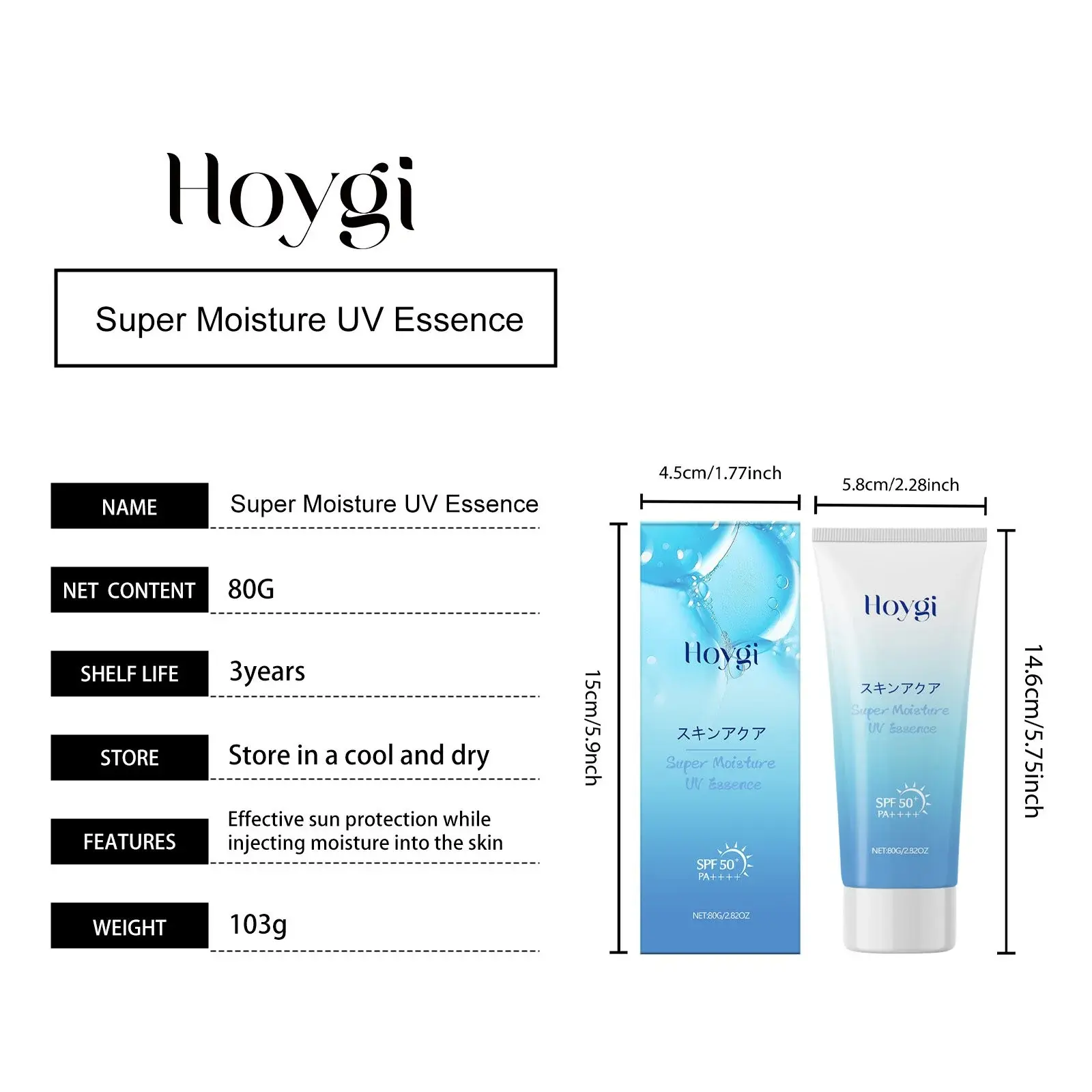 Moisturizing Protective Cream with Hyaluronic Acid - Hoygi 1 HO A05 0975 01 88201446